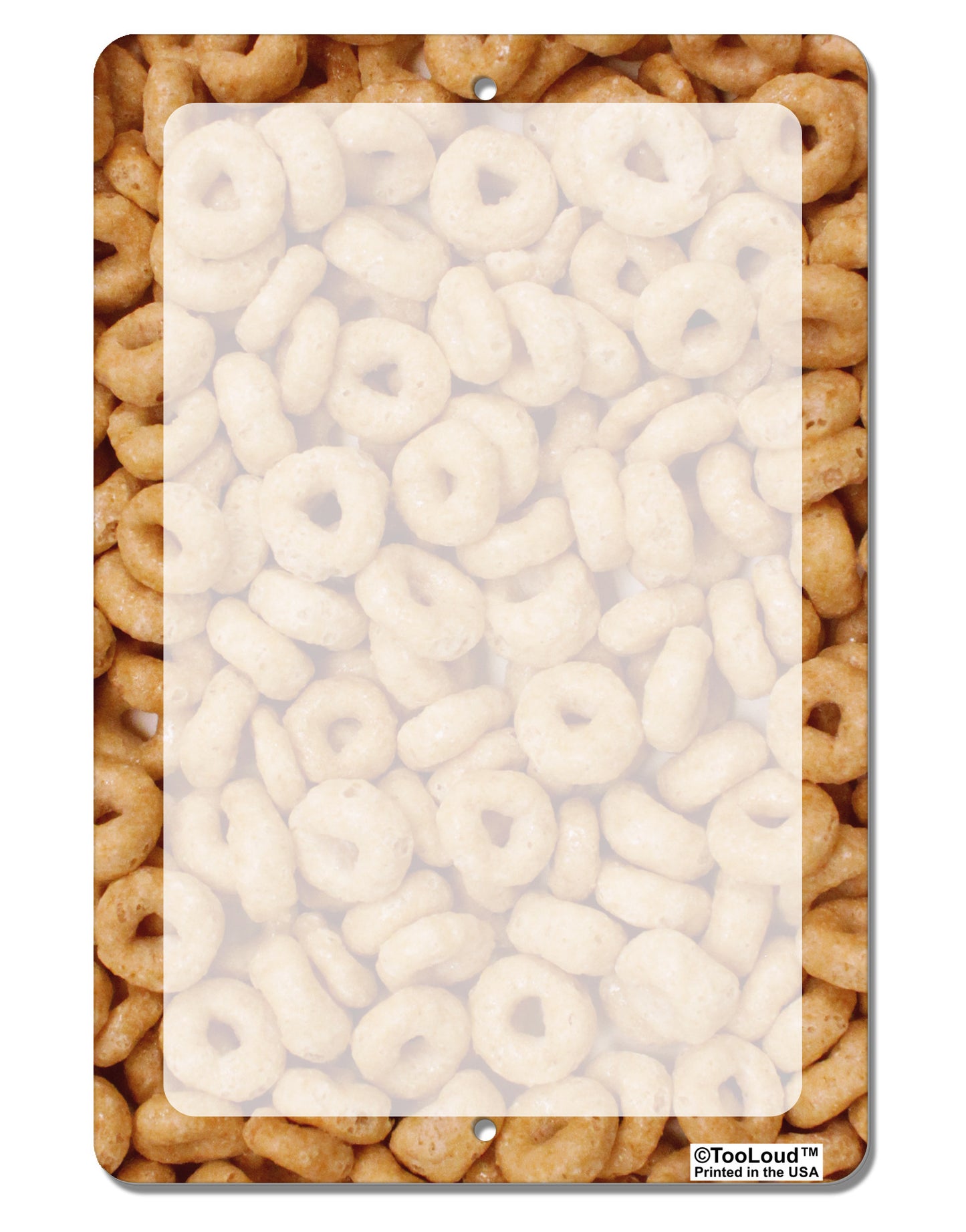 Breakfast Cereal All Over Aluminum 8 x 12" Dry Erase Board Sign All Over Print-Dry Erase Board-TooLoud-White-Davson Sales