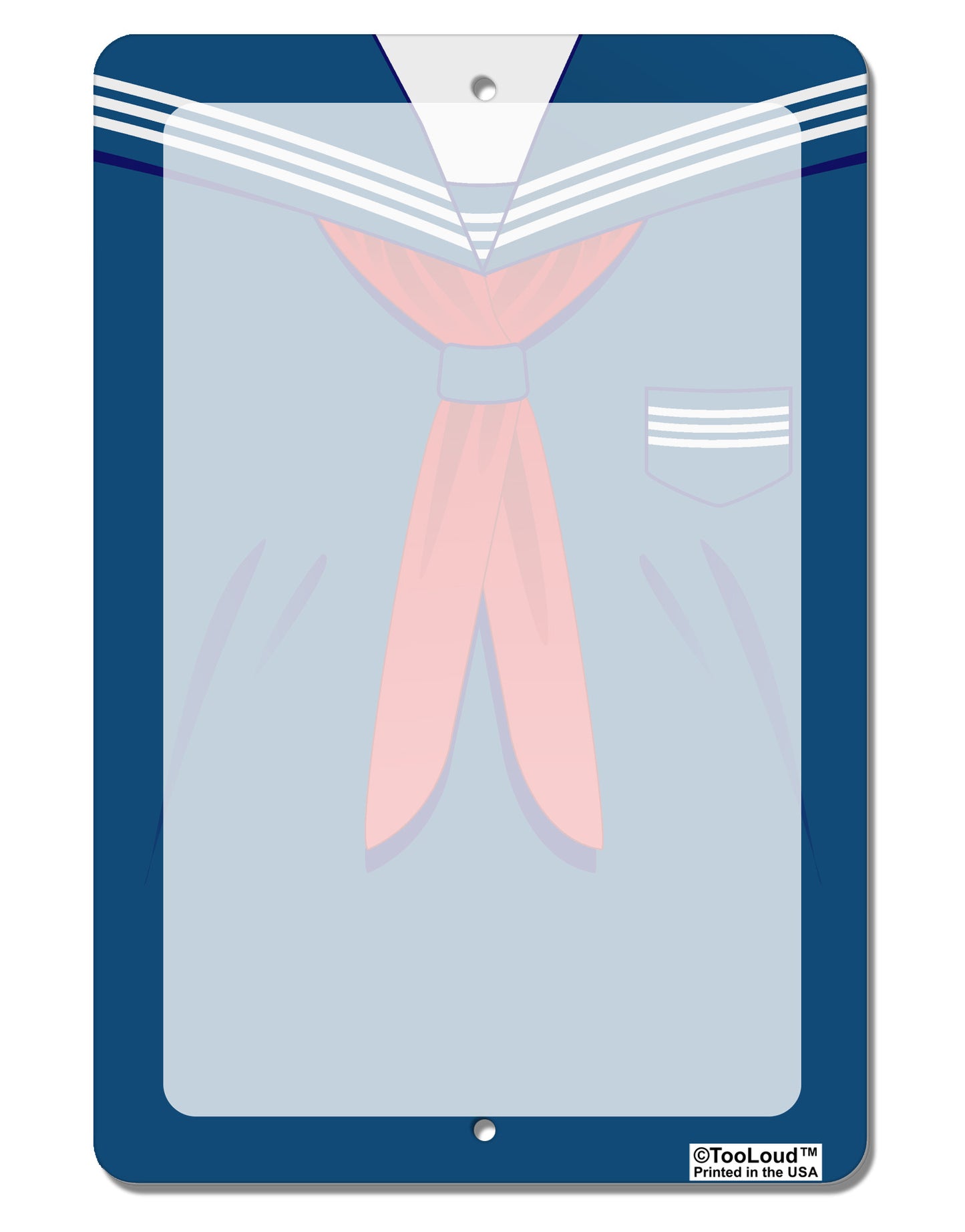 School Uniform Costume - Blue Aluminum 8 x 12" Dry Erase Board Sign All Over Print-Dry Erase Board-TooLoud-White-Davson Sales