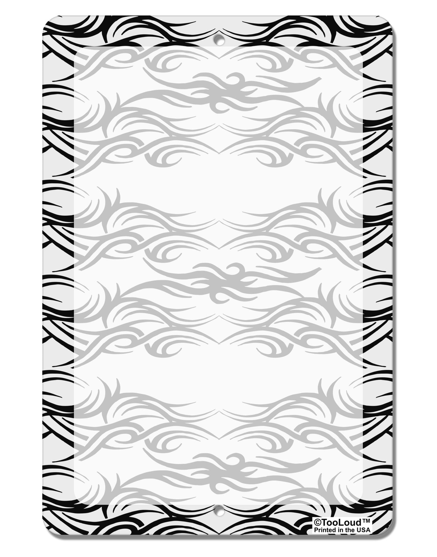Tribal Pattern AOP Aluminum 8 x 12" Dry Erase Board Sign All Over Print by TooLoud-Dry Erase Board-TooLoud-White-Davson Sales