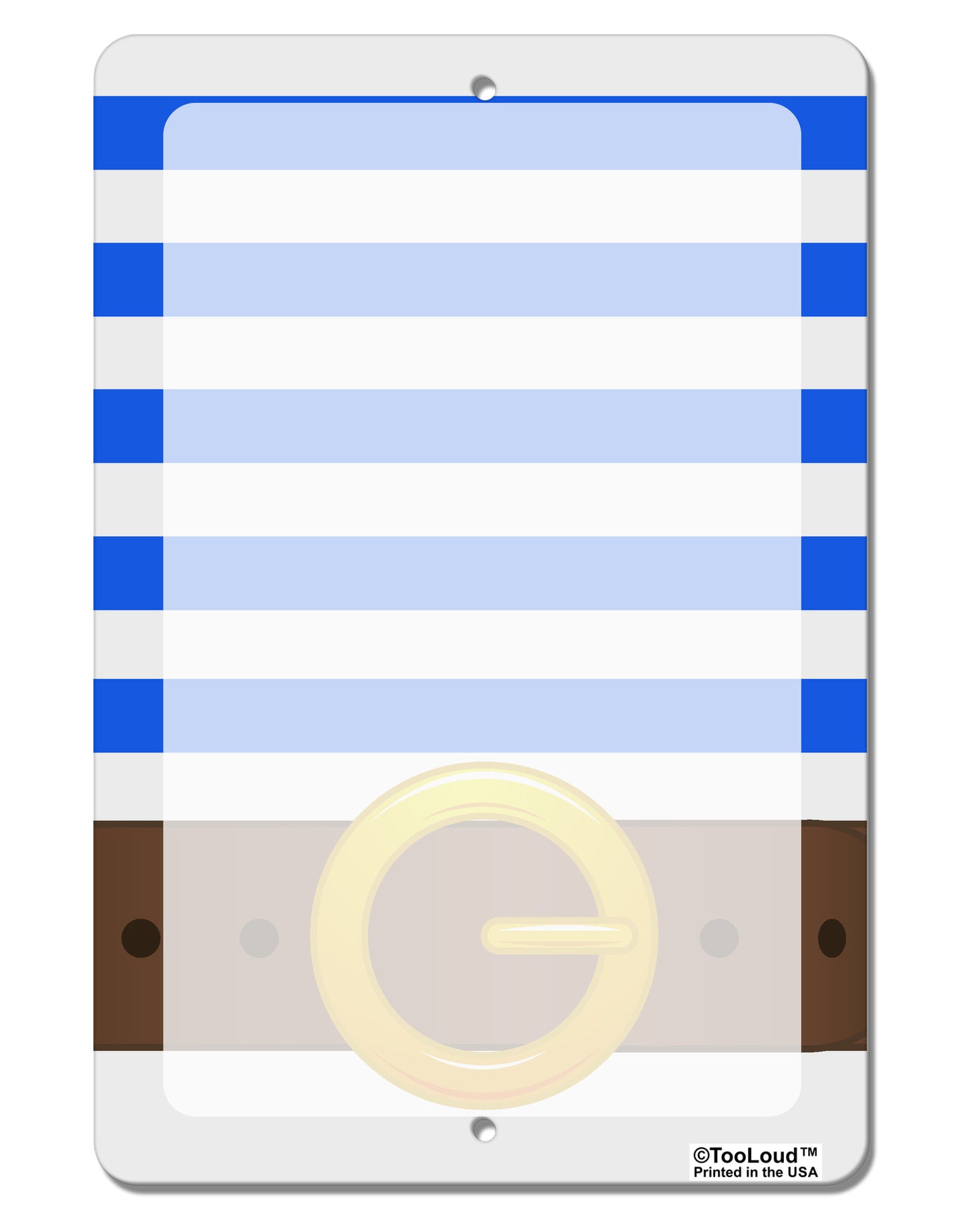 Pirate Crew Costume - Blue Aluminum 8 x 12" Dry Erase Board Sign All Over Print-Dry Erase Board-TooLoud-White-Davson Sales
