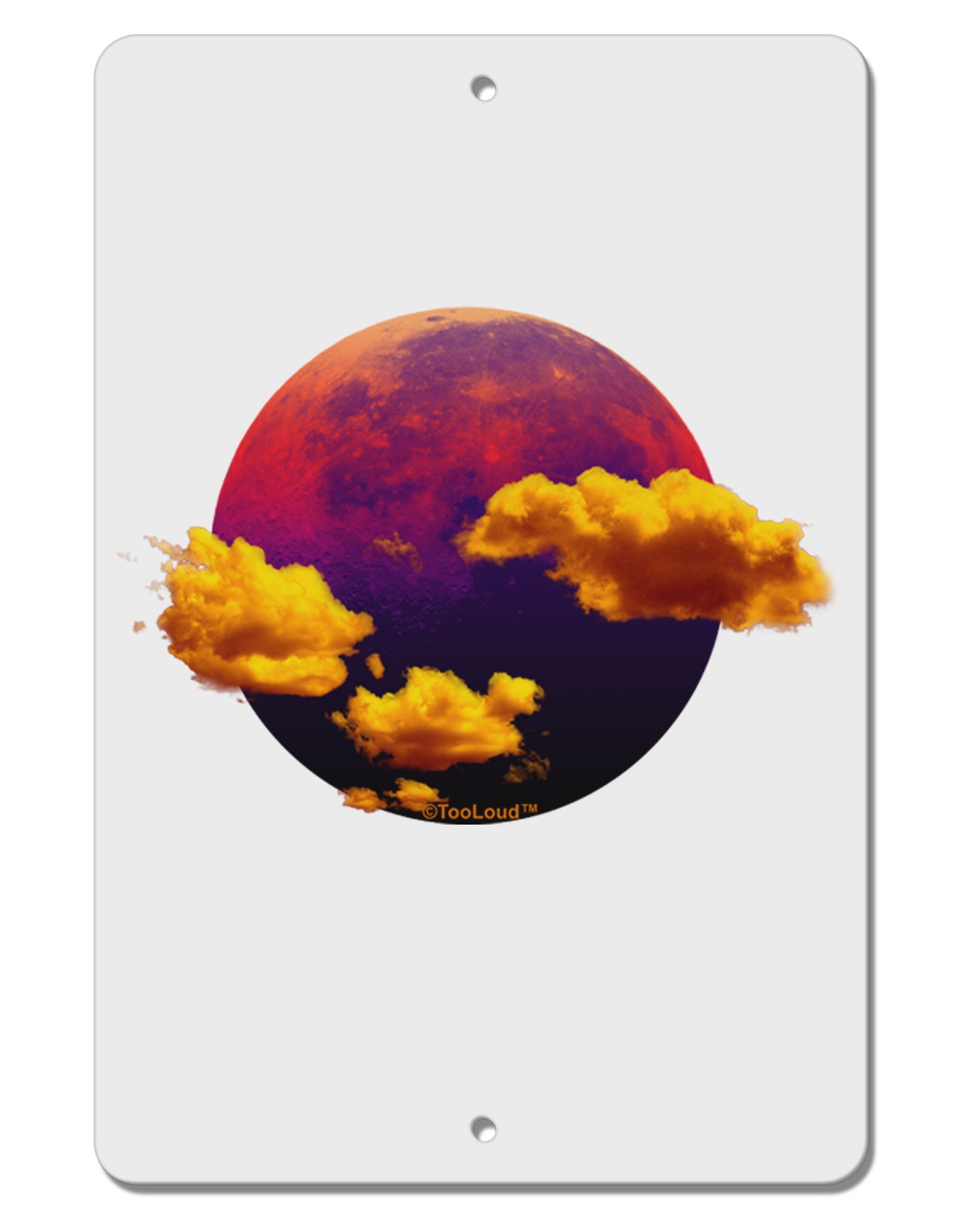 Moon Dream Venus Aluminum 8 x 12" Sign-TooLoud-White-Davson Sales