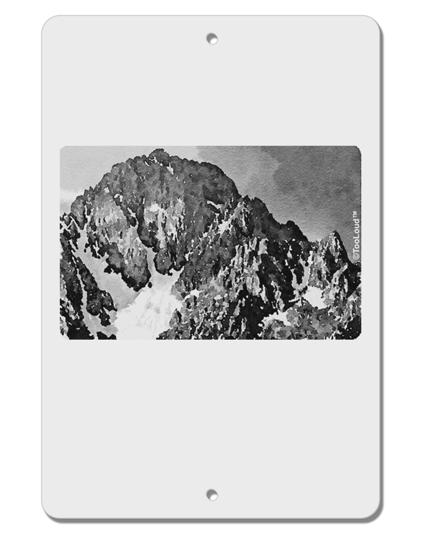 San Juan Mountain Range CO 2 Aluminum 8 x 12" Sign-TooLoud-White-Davson Sales