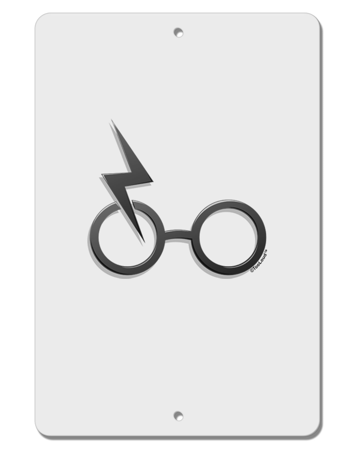 Magic Glasses Aluminum 8 x 12" Sign by TooLoud-TooLoud-White-Davson Sales