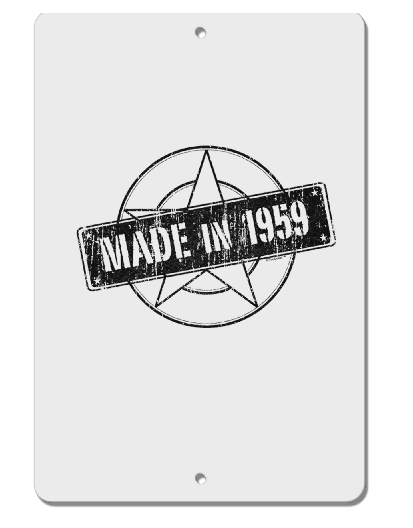 TooLoud 60th Birthday Gift Made in 1959 Aluminum 8 x 12" Sign-8x12AluminumSigns-TooLoud-Davson Sales