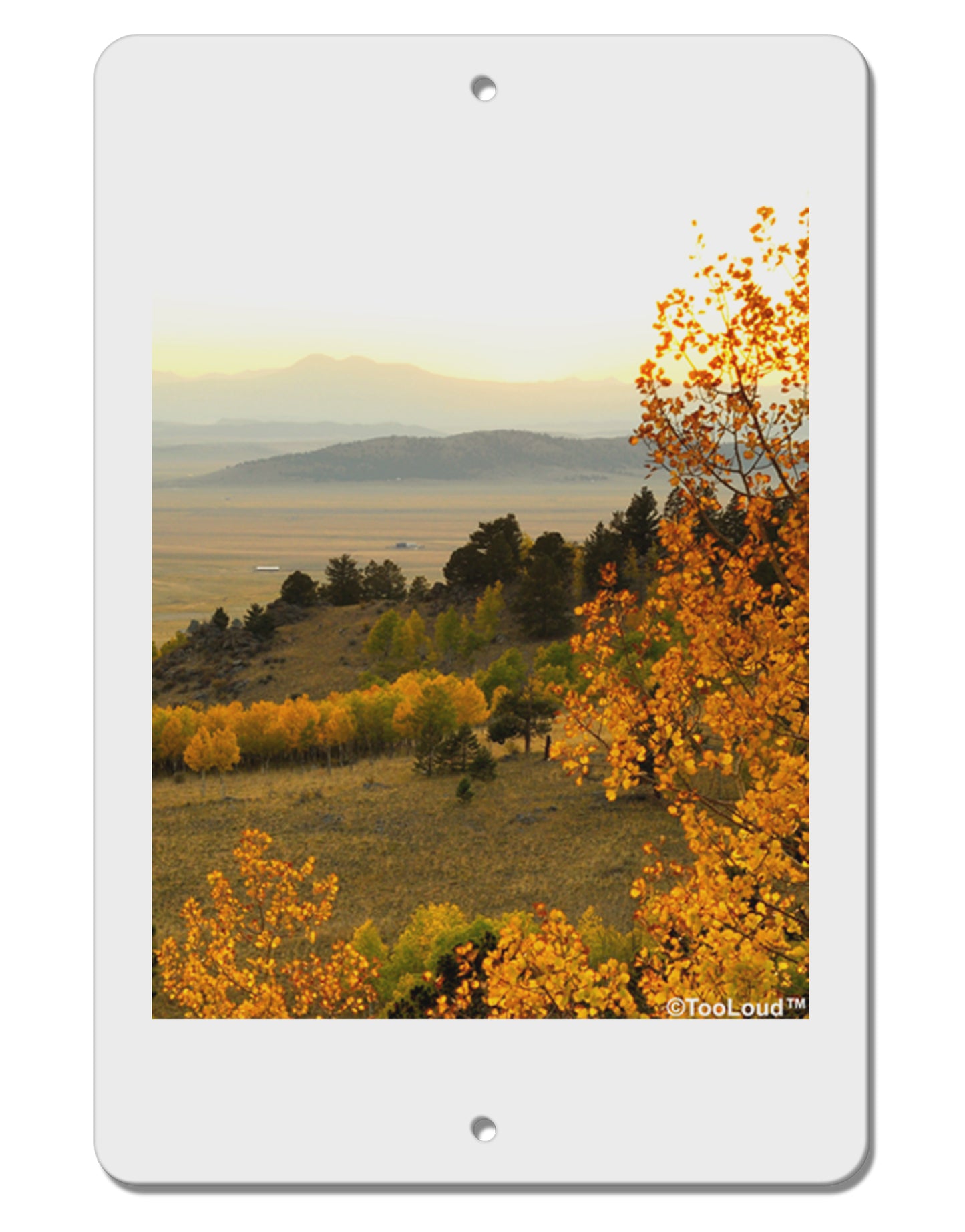 Nature Photography - Gentle Sunrise Aluminum 8 x 12" Sign by TooLoud-TooLoud-White-Davson Sales
