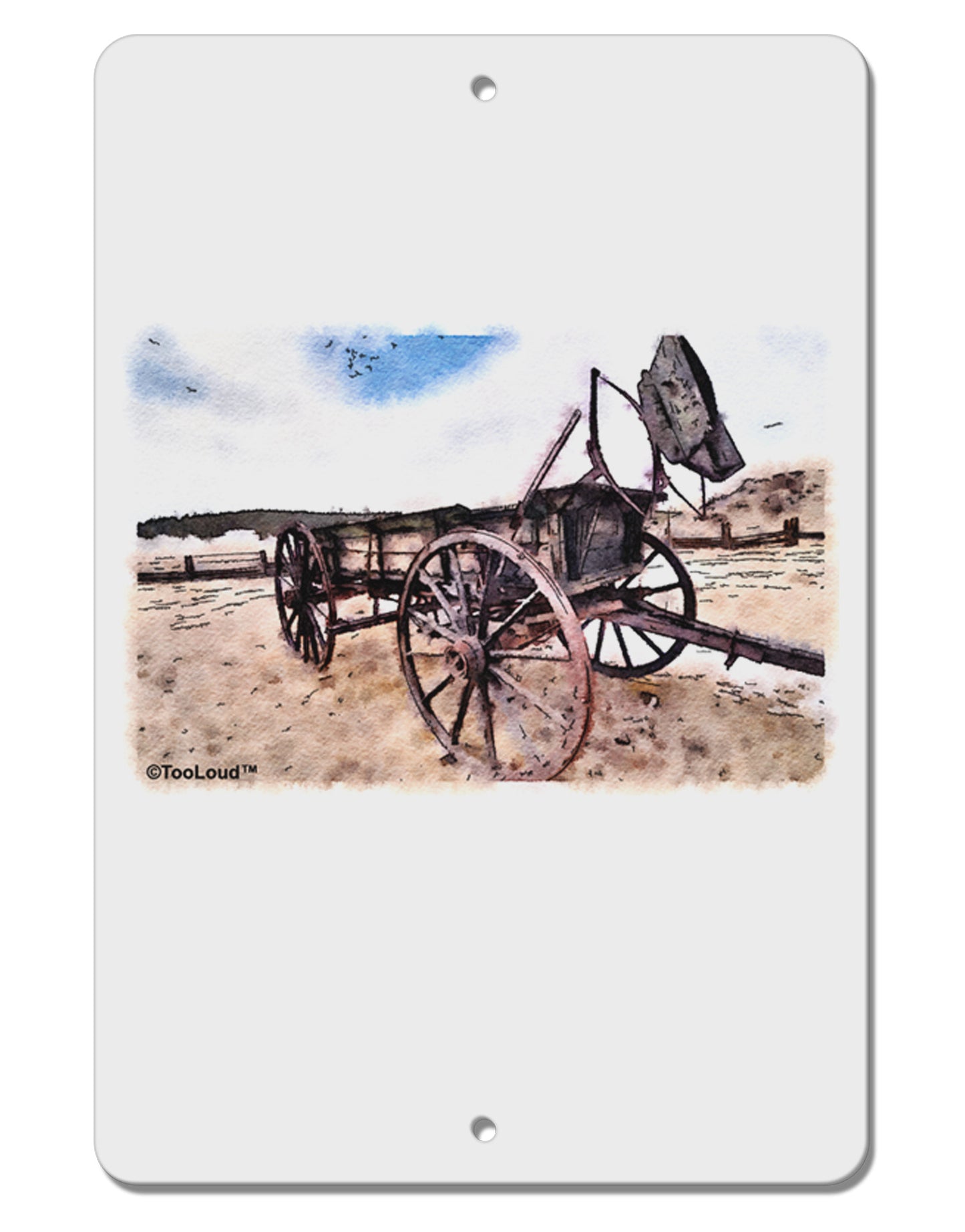 Antique Vehicle Aluminum 8 x 12" Sign-TooLoud-White-Davson Sales