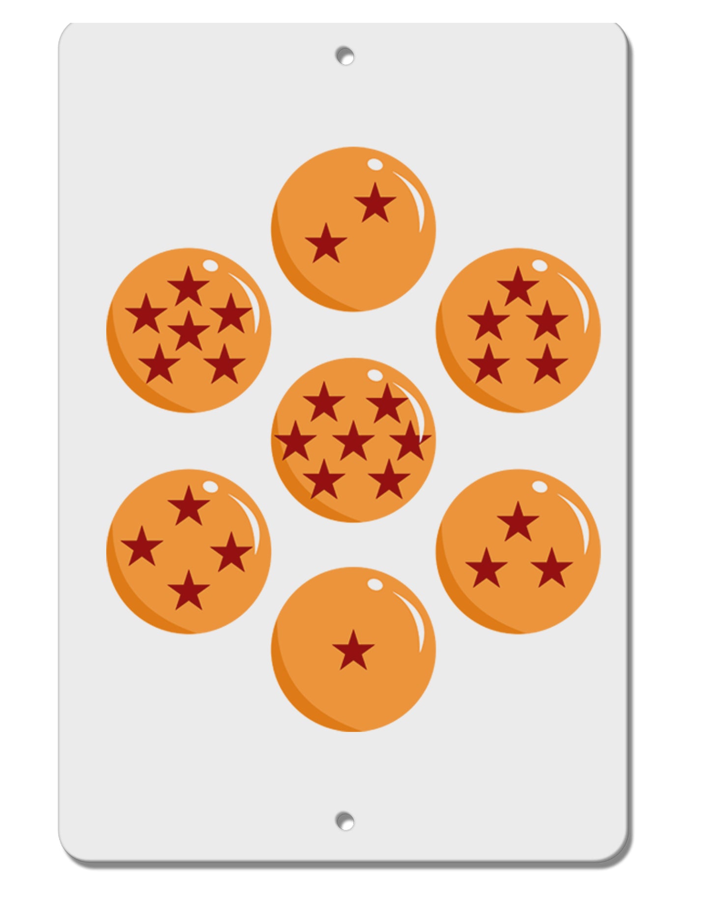 Magic Star Orbs Aluminum 8 x 12" Sign by TooLoud-TooLoud-White-Davson Sales