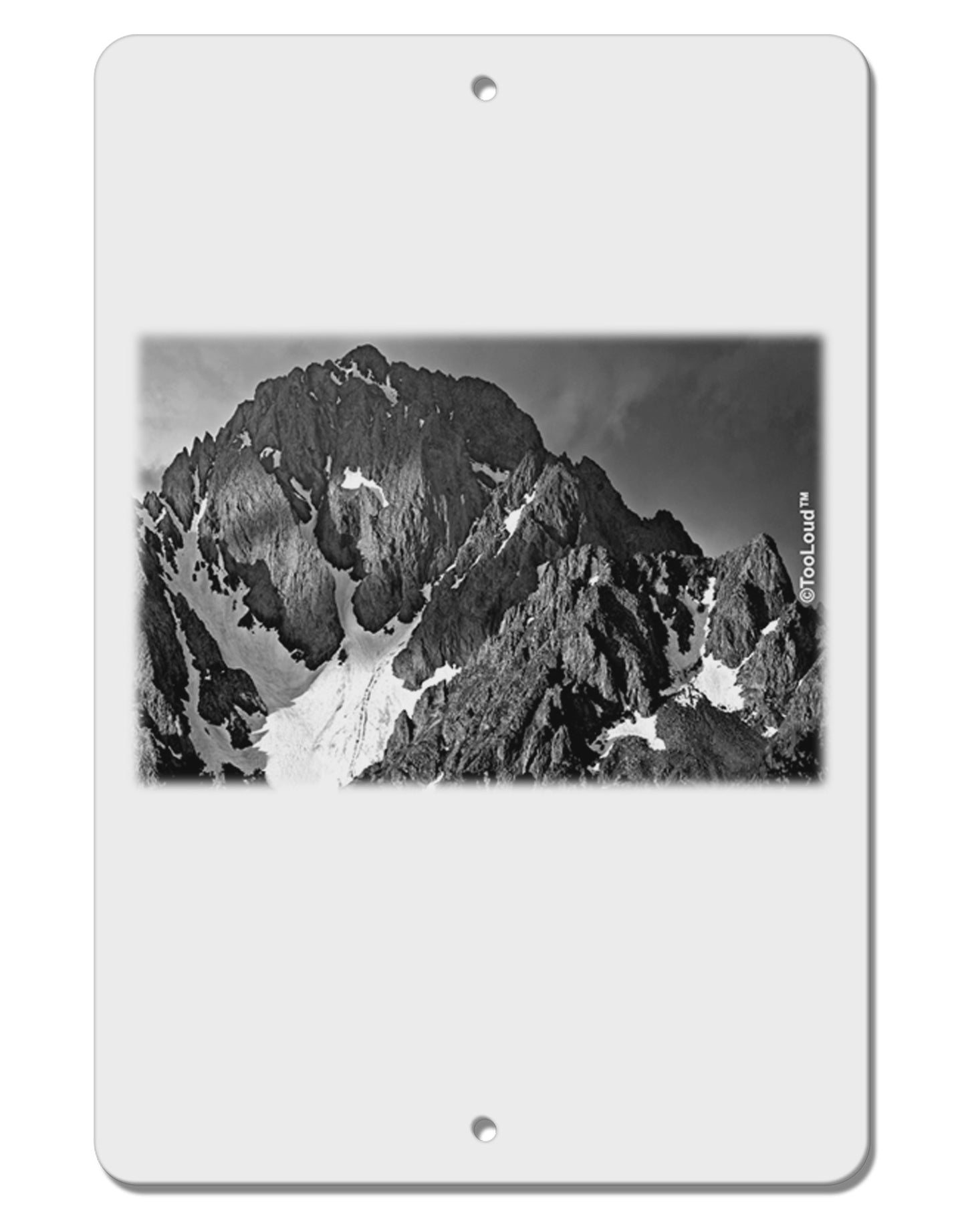 San Juan Mountain Range 2 Aluminum 8 x 12" Sign-TooLoud-White-Davson Sales