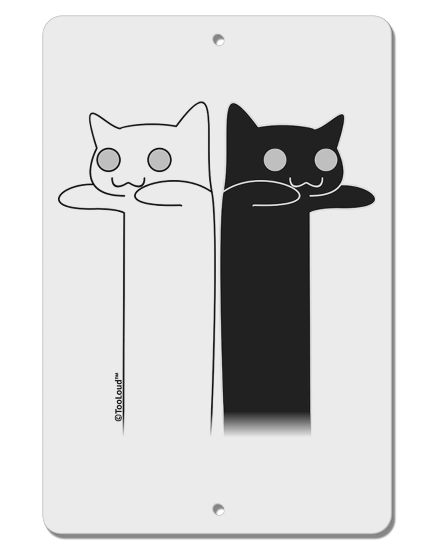 Longcat and Tacgnol - Internet Humor Aluminum 8 x 12" Sign by TooLoud-TooLoud-White-Davson Sales