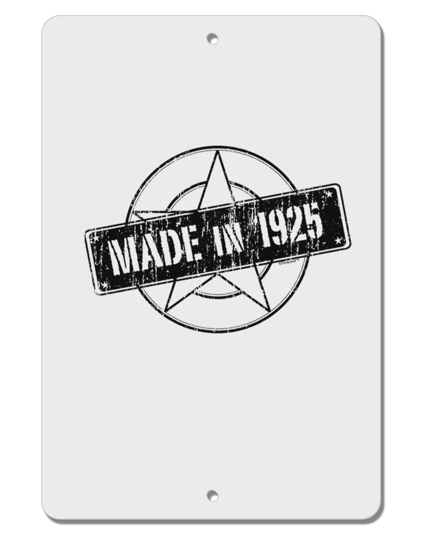 90th Birthday Made In Birth Year 1928 Aluminum 8 x 12" Sign-TooLoud-White-Davson Sales