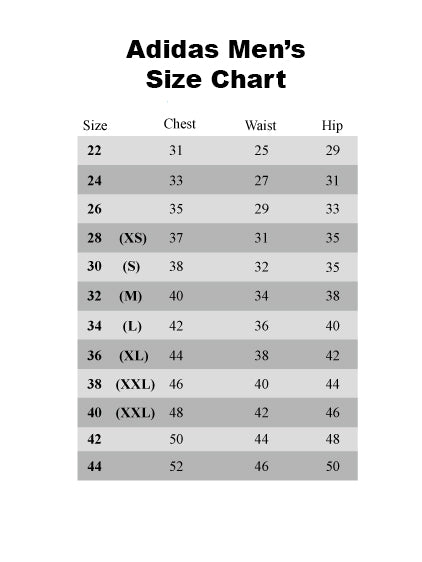 Adidas us men's size chart niños Clearance