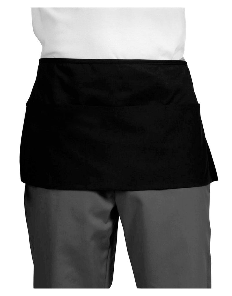 Enter Your Own Words Customized Text Dark Adult Mini Waist Apron, Server Apron-Mini Waist Apron-TooLoud-Black-One-Size-Davson Sales