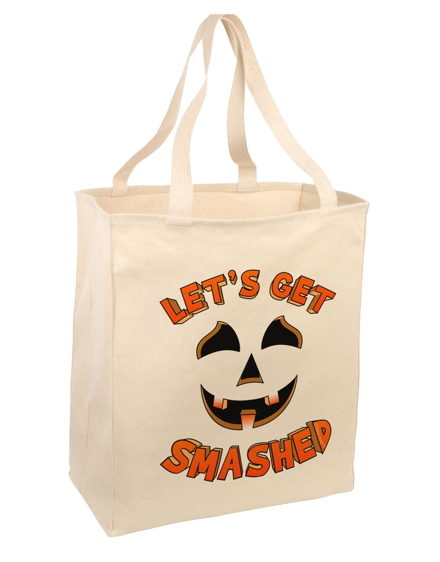 Let's Get Smashed Pumpkin 15" Dark Laptop / Tablet Case Bag by TooLoud-Laptop / Tablet Case Bag-TooLoud-Natural-large-Davson Sales