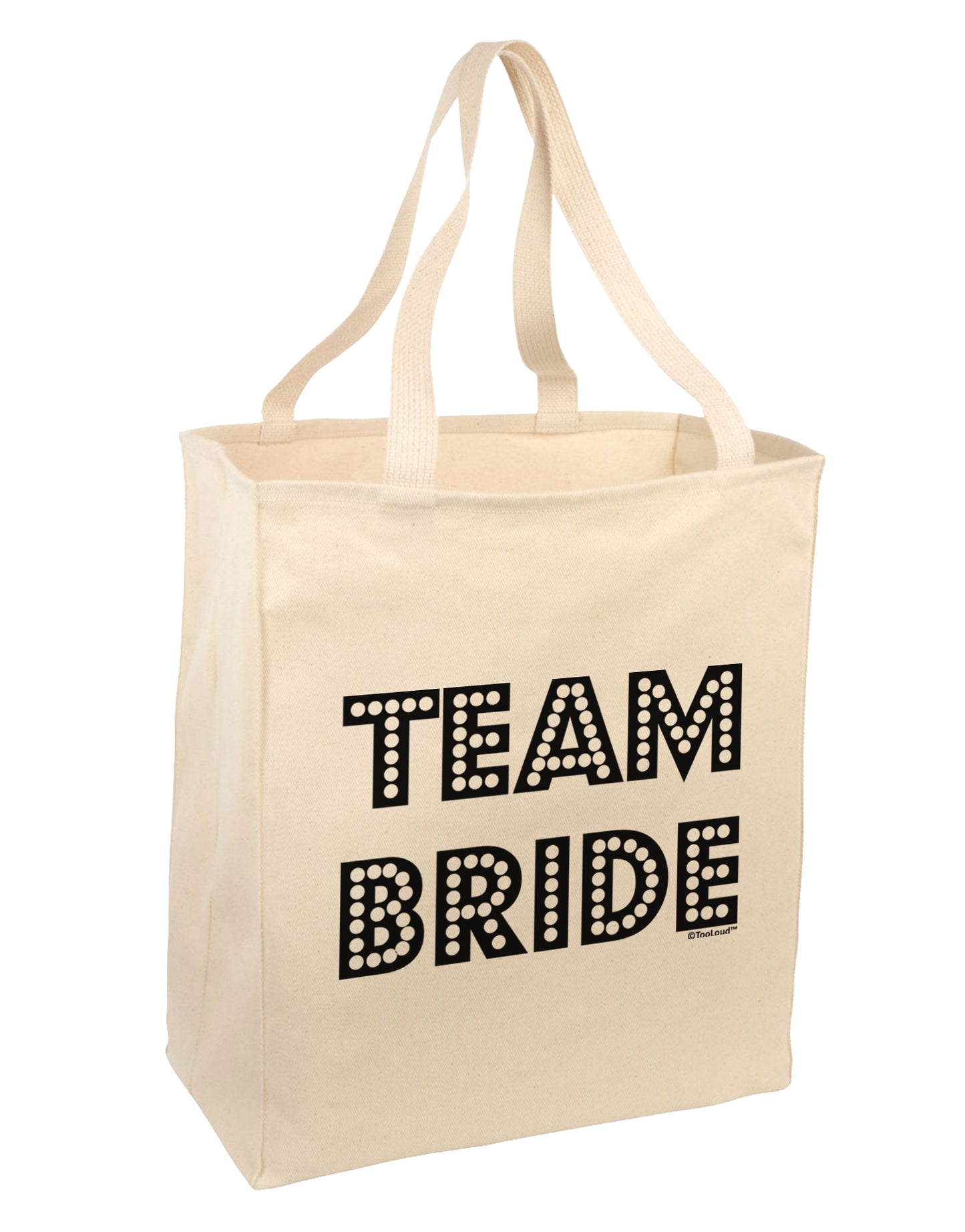 Team Bride Large Grocery Tote Bag-Grocery Tote-TooLoud-Natural-Large-Davson Sales