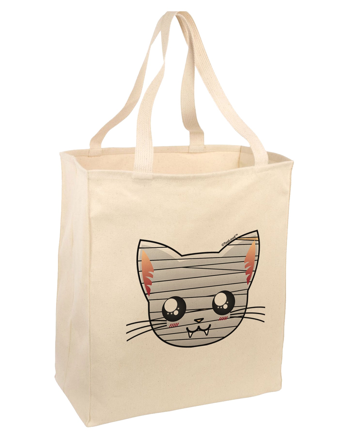 Mummy Kitty 15" Dark Laptop / Tablet Case Bag by TooLoud-Laptop / Tablet Case Bag-TooLoud-Natural-large-Davson Sales