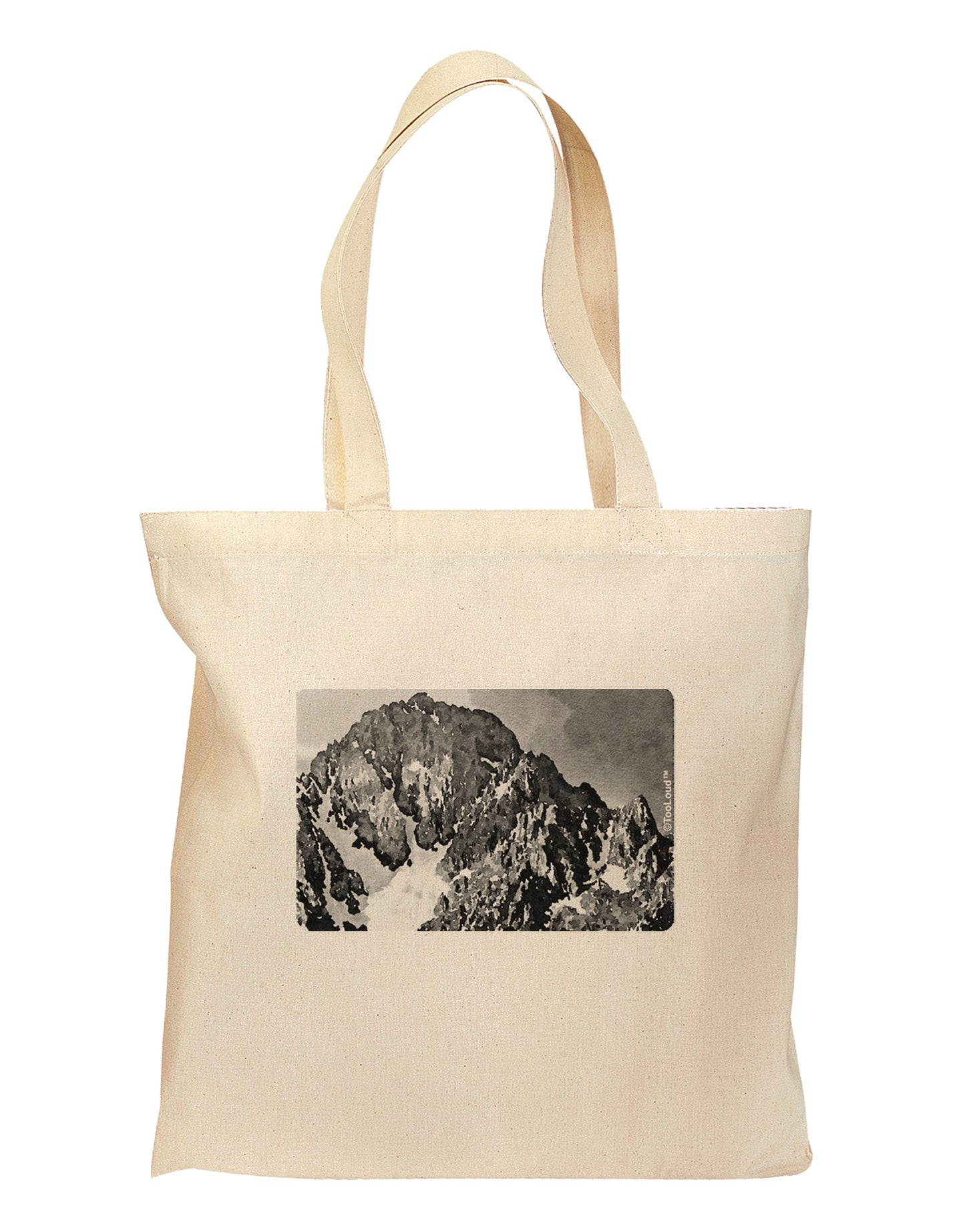 San Juan Mountain Range CO 2 Grocery Tote Bag-Grocery Tote-TooLoud-Natural-Medium-Davson Sales