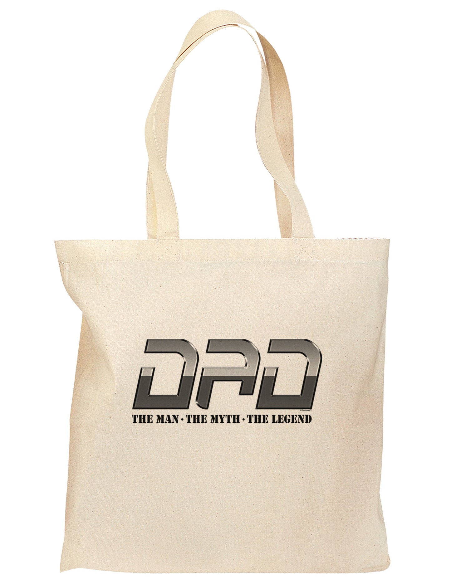 DAD Man Myth Legend Grocery Tote Bag-Grocery Tote-TooLoud-Natural-Medium-Davson Sales