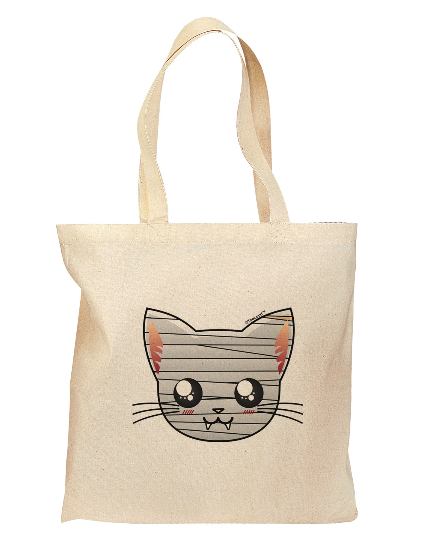 Mummy Kitty 15" Dark Laptop / Tablet Case Bag by TooLoud-Laptop / Tablet Case Bag-TooLoud-Natural-medium-Davson Sales