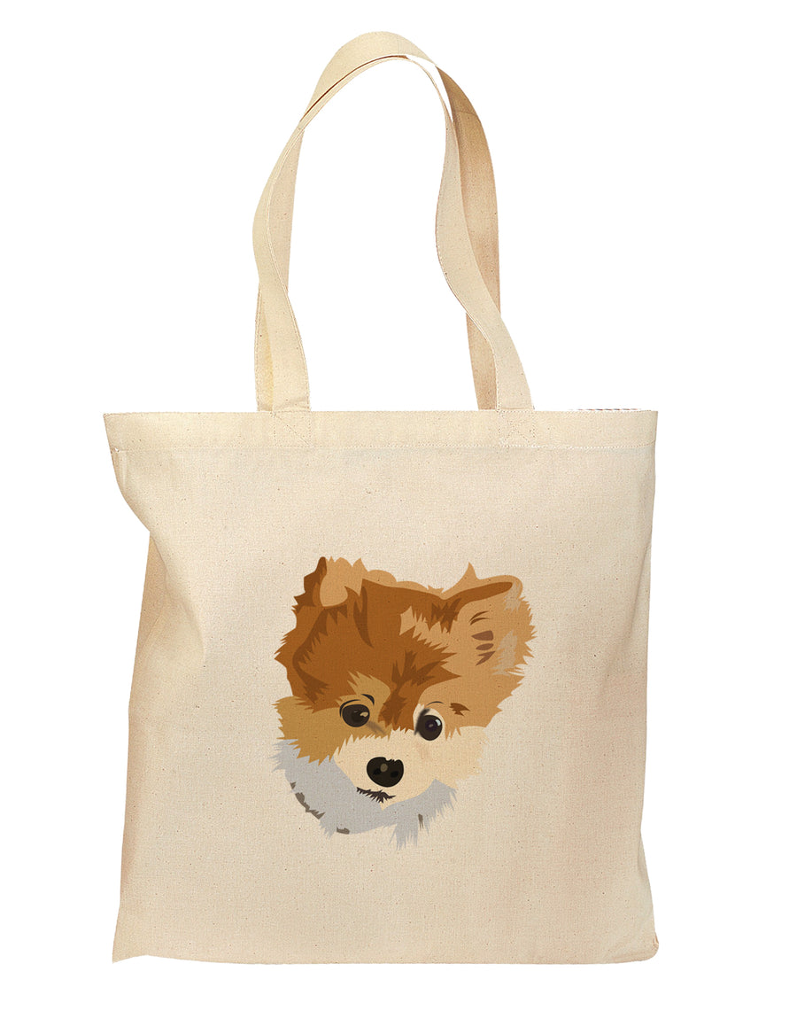 Custom Pet Art Grocery Tote Bag - Natural by TooLoud-TooLoud-Natural-medium-Davson Sales