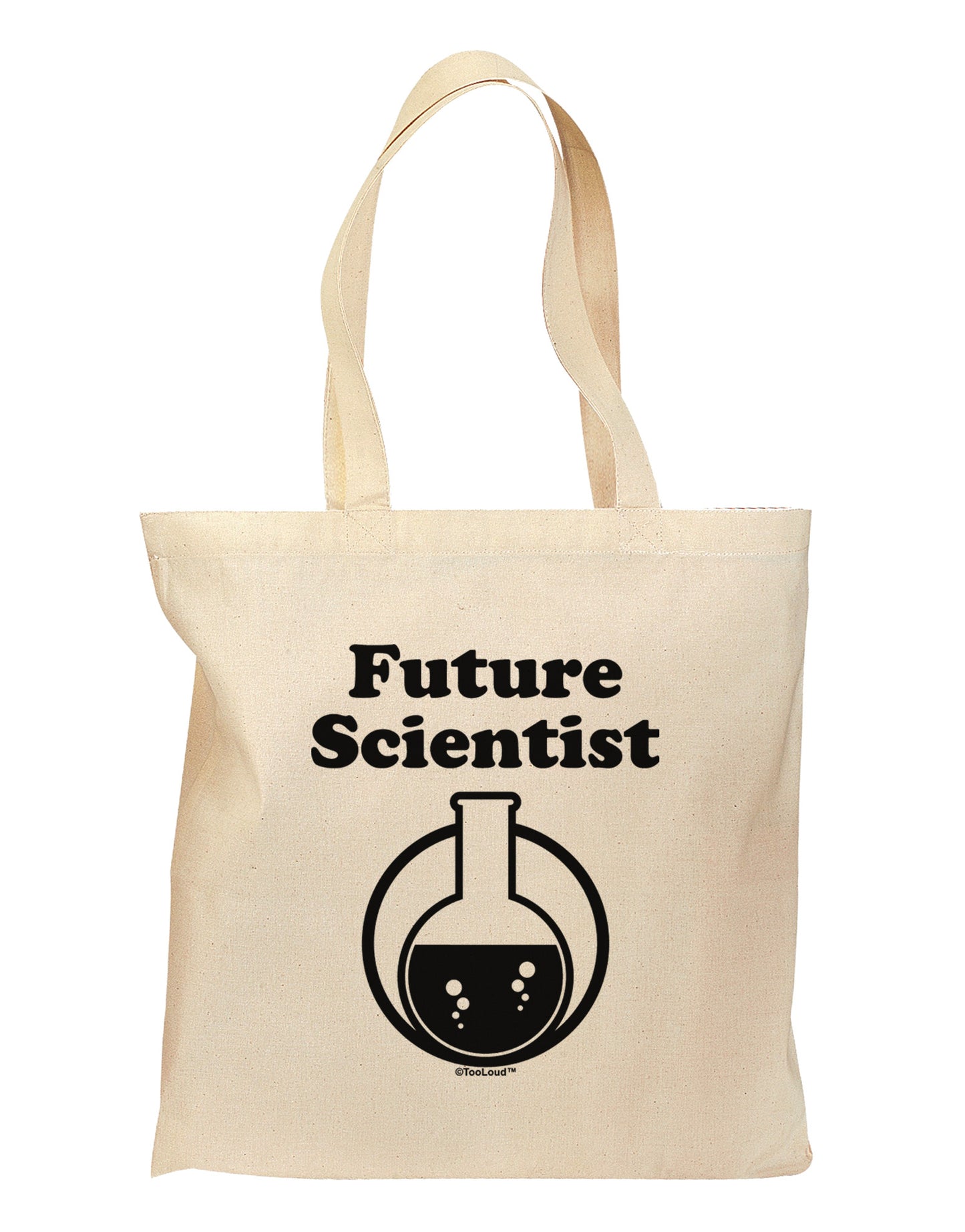 Future Scientist Grocery Tote Bag-Grocery Tote-TooLoud-Natural-Medium-Davson Sales