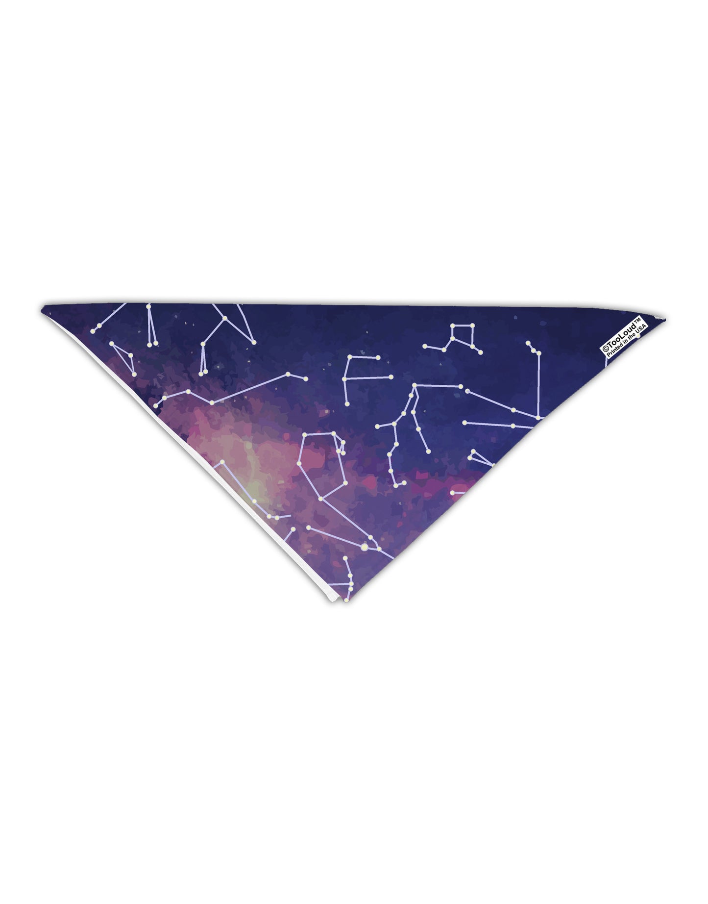 Constellations Color All Over Adult 19" Square Bandana All Over Print-Square Bandanas-TooLoud-White-One-Size-Adult-Davson Sales