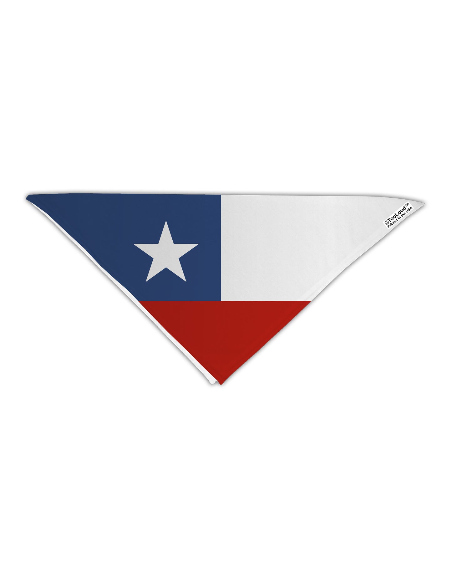 Chile Flag AOP Adult 19" Square Bandana All Over Print-Square Bandanas-TooLoud-White-One-Size-Adult-Davson Sales