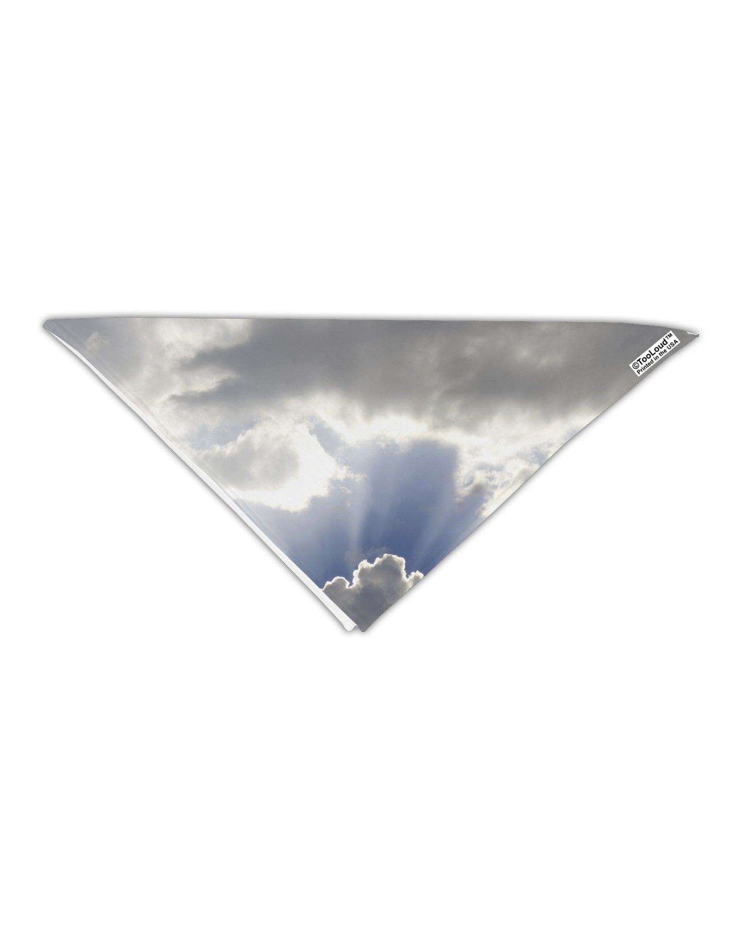 Blue Sky Silver Linings Adult 19" Square Bandana All Over Print-Square Bandanas-TooLoud-White-One-Size-Adult-Davson Sales