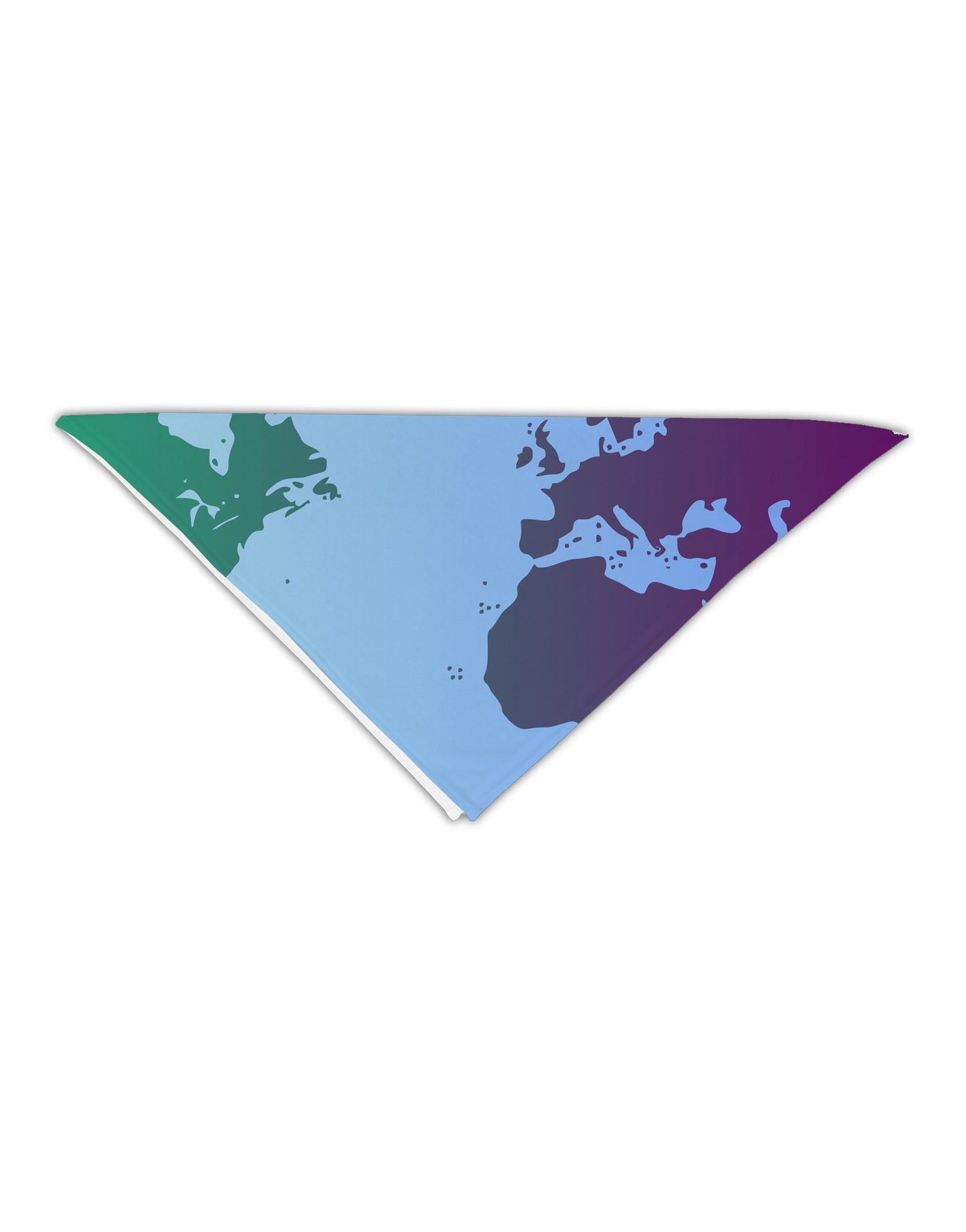 Cool World Map Design Adult 19" Square Bandana All Over Print-Square Bandanas-TooLoud-White-One-Size-Adult-Davson Sales