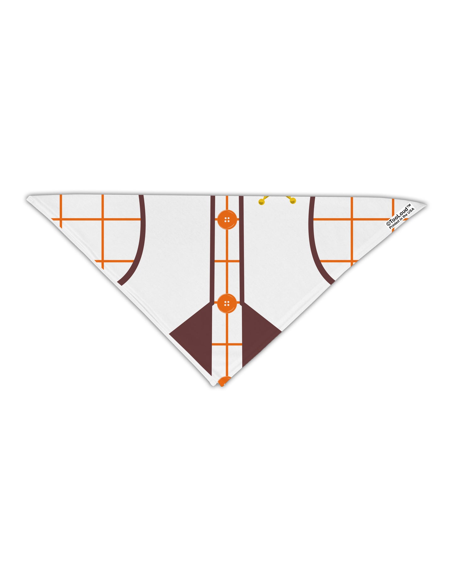 Cowboy White AOP Adult 19" Square Bandana All Over Print-Square Bandanas-TooLoud-White-One-Size-Adult-Davson Sales
