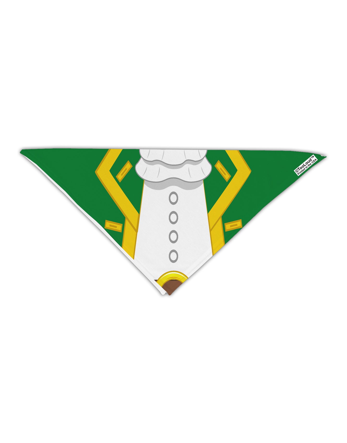 Pirate Captain Costume - Green Adult 19" Square Bandana All Over Print-Square Bandanas-TooLoud-White-One-Size-Adult-Davson Sales