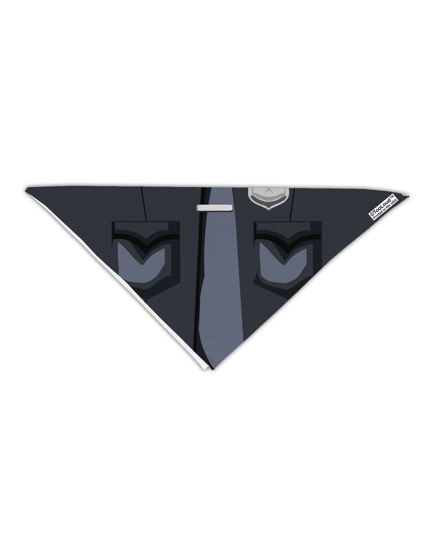 Police Costume AOP Adult 19" Square Bandana All Over Print-Square Bandanas-TooLoud-White-One-Size-Adult-Davson Sales