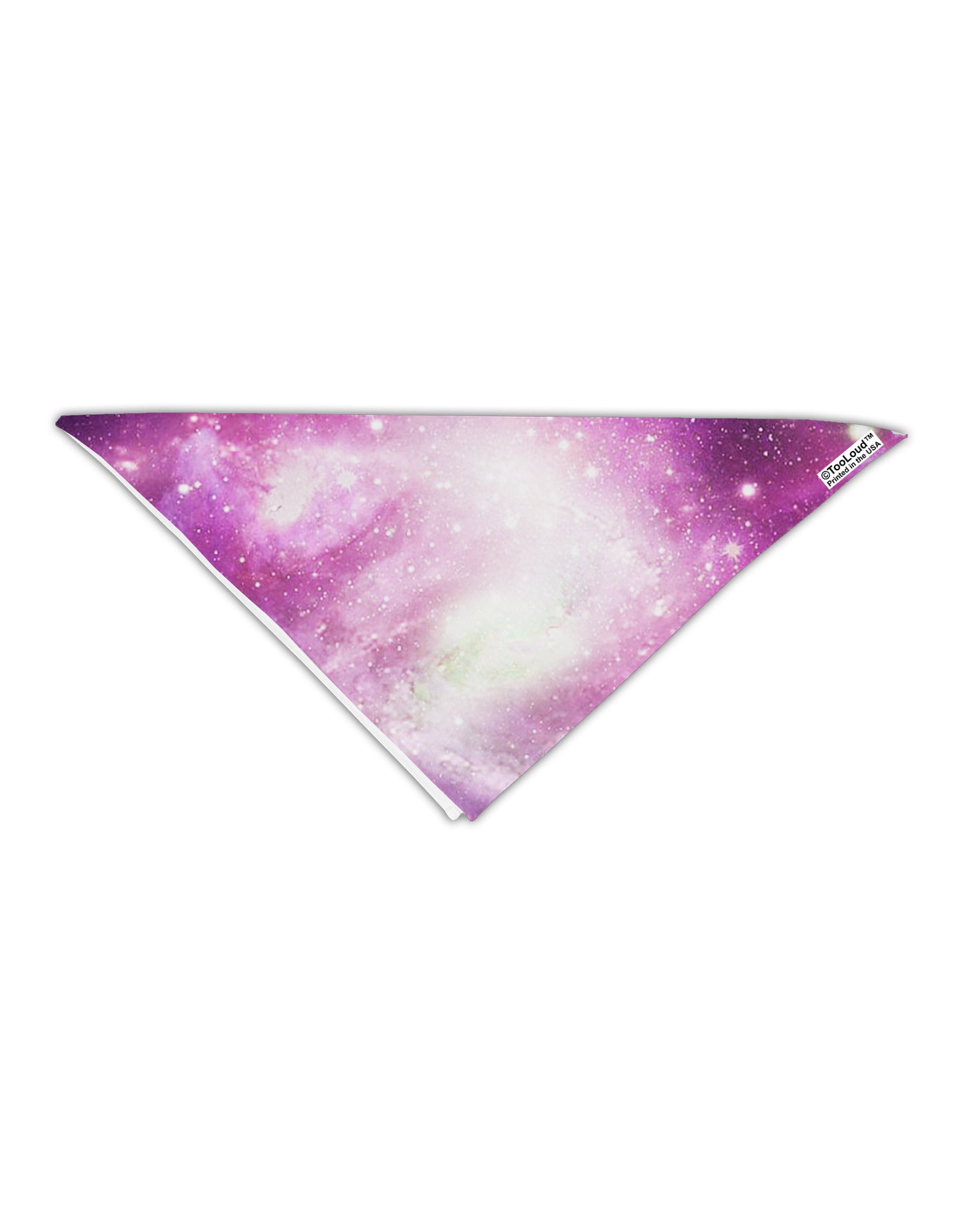 Purple Galaxy AOP Adult 19" Square Bandana All Over Print-Square Bandanas-TooLoud-White-One-Size-Adult-Davson Sales