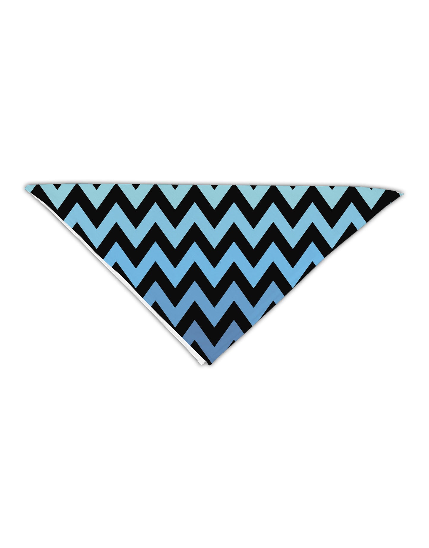 Cool Ocean Zig Zags Adult 19" Square Bandana All Over Print-Square Bandanas-TooLoud-White-One-Size-Adult-Davson Sales