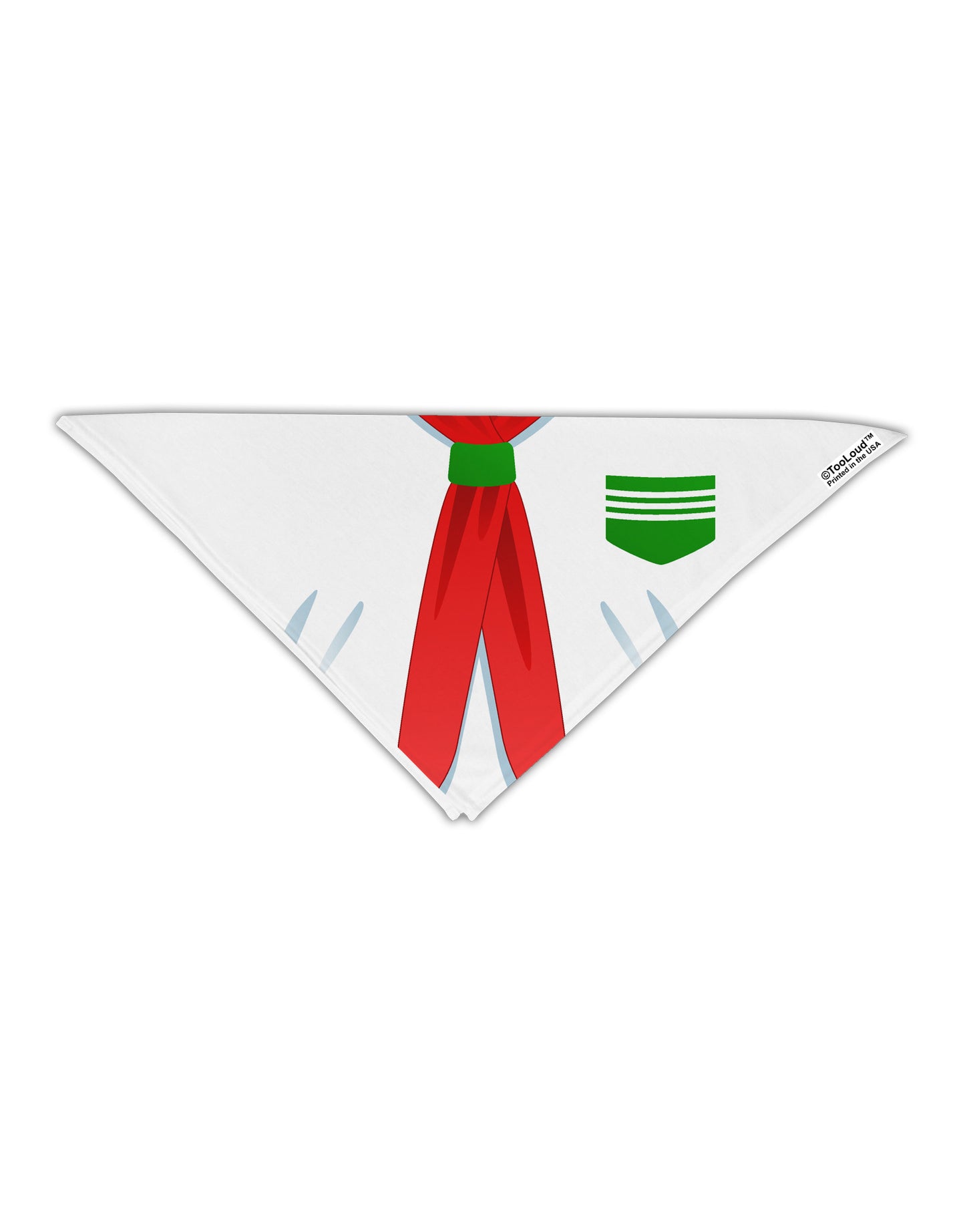 School Uniform Costume - Green Adult 19" Square Bandana All Over Print-Square Bandanas-TooLoud-White-One-Size-Adult-Davson Sales