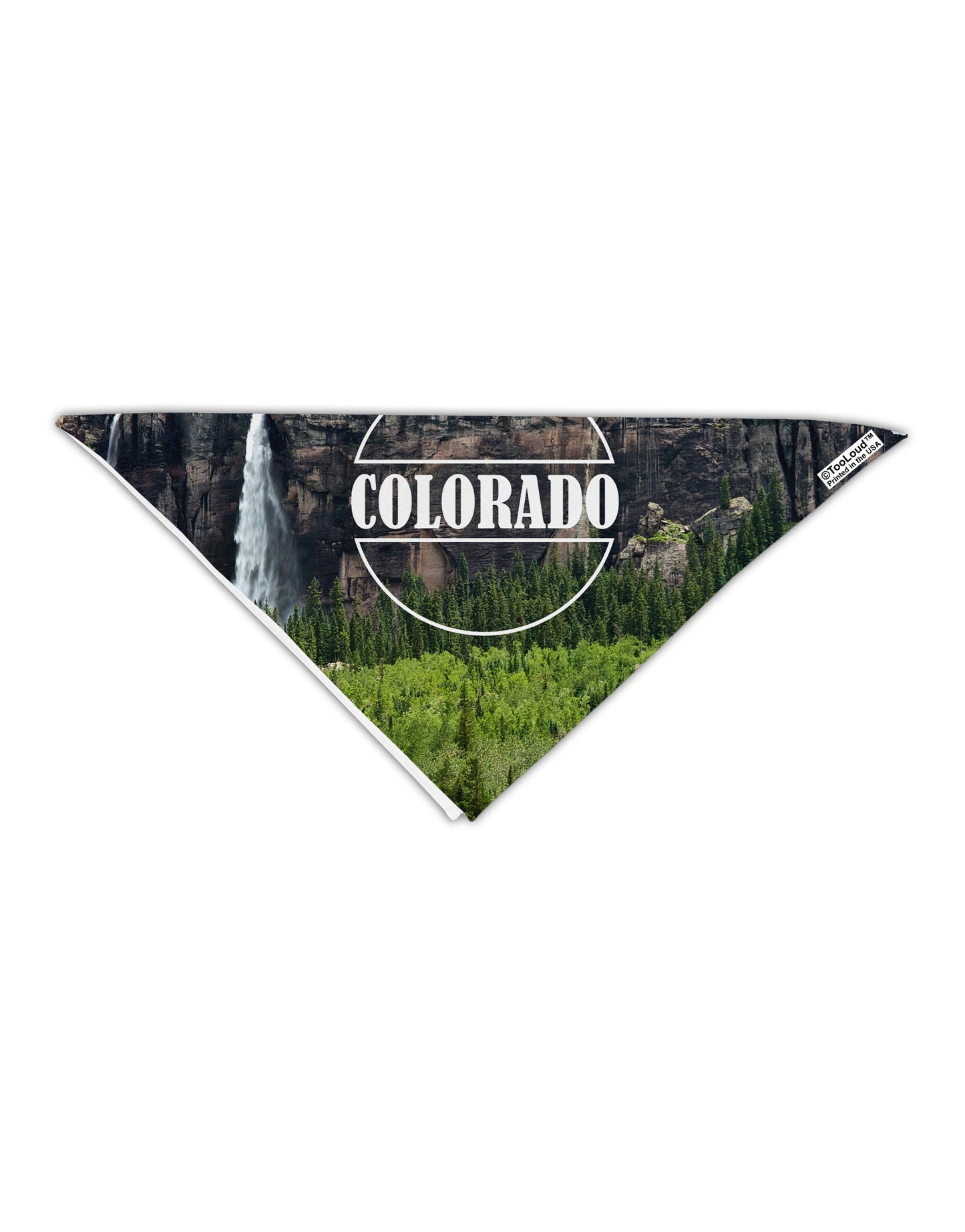 Colorado Beauty - Cliffs Adult 19" Square Bandana All Over Print by-Square Bandanas-TooLoud-White-One-Size-Adult-Davson Sales
