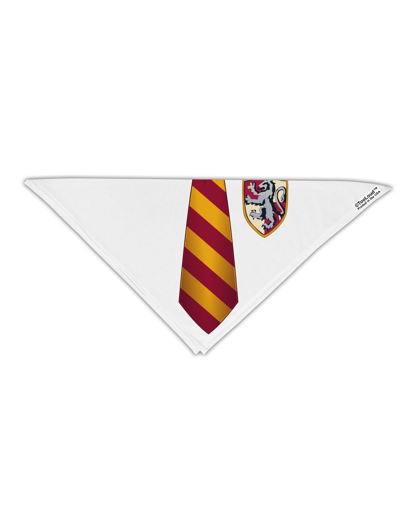 TooLoud Wizard Uniform Red and Yellow Adult 19" Square Bandana All Over Print-Square Bandanas-TooLoud-White-One-Size-Adult-Davson Sales
