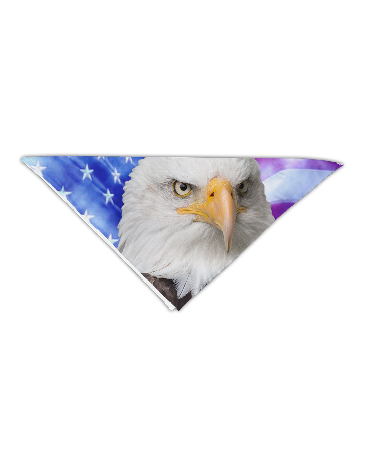 All American Eagle All Over Adult 19" Square Bandana All Over Print by TooLoud-Square Bandanas-TooLoud-White-One-Size-Adult-Davson Sales