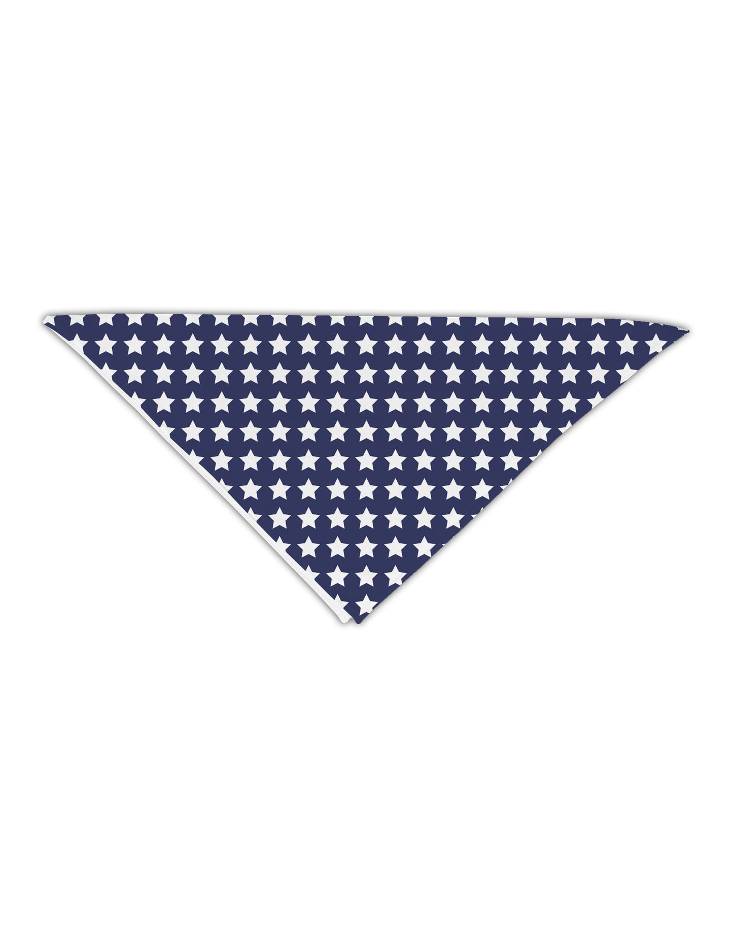Americana Stars Pattern Adult 19" Square Bandana All Over Print-Square Bandanas-TooLoud-White-One-Size-Adult-Davson Sales