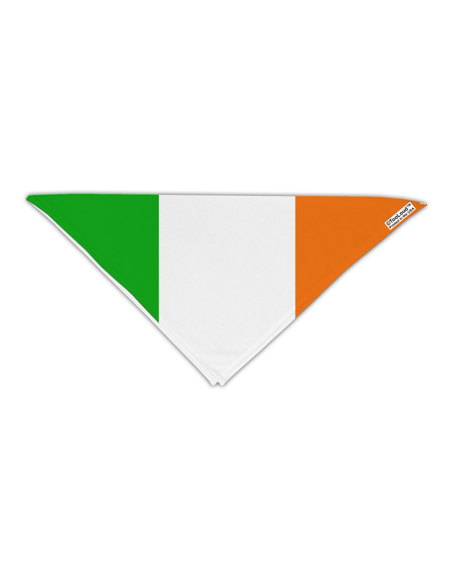 Irish Flag - Flag of Ireland Adult 19" Square Bandana All Over Print-Square Bandanas-TooLoud-White-One-Size-Adult-Davson Sales