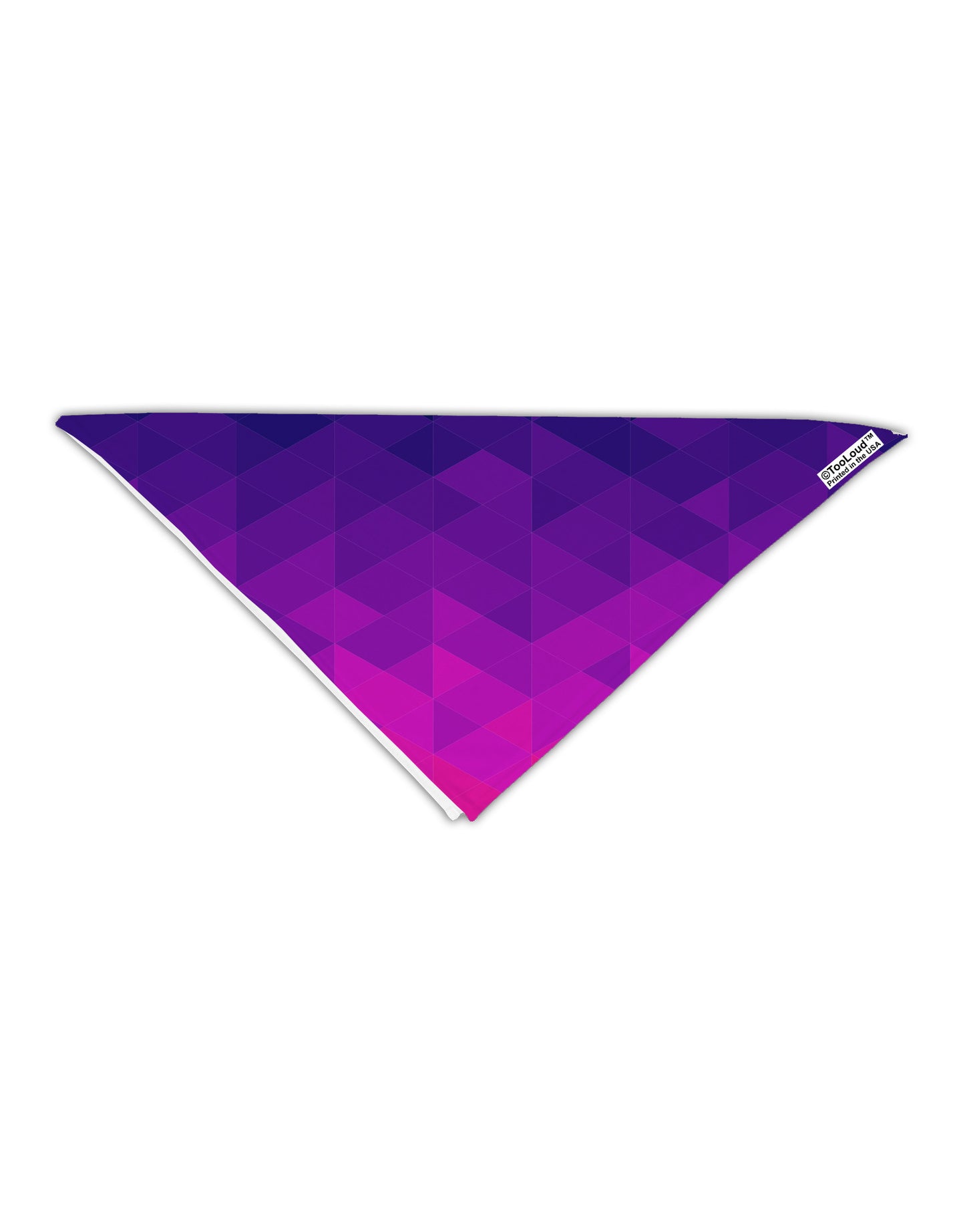 Geometric Gradient AOP Adult Square Bandana All Over Print by TooLoud-Square Bandanas-TooLoud-White-One-Size-Adult-Davson Sales