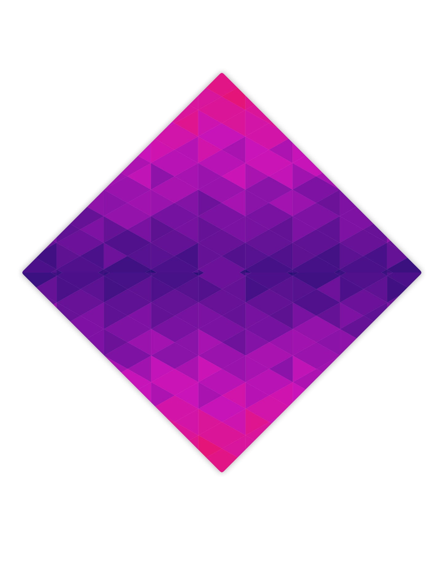 Geometric Gradient AOP Adult Square Bandana All Over Print by TooLoud-Square Bandanas-TooLoud-White-One-Size-Adult-Davson Sales