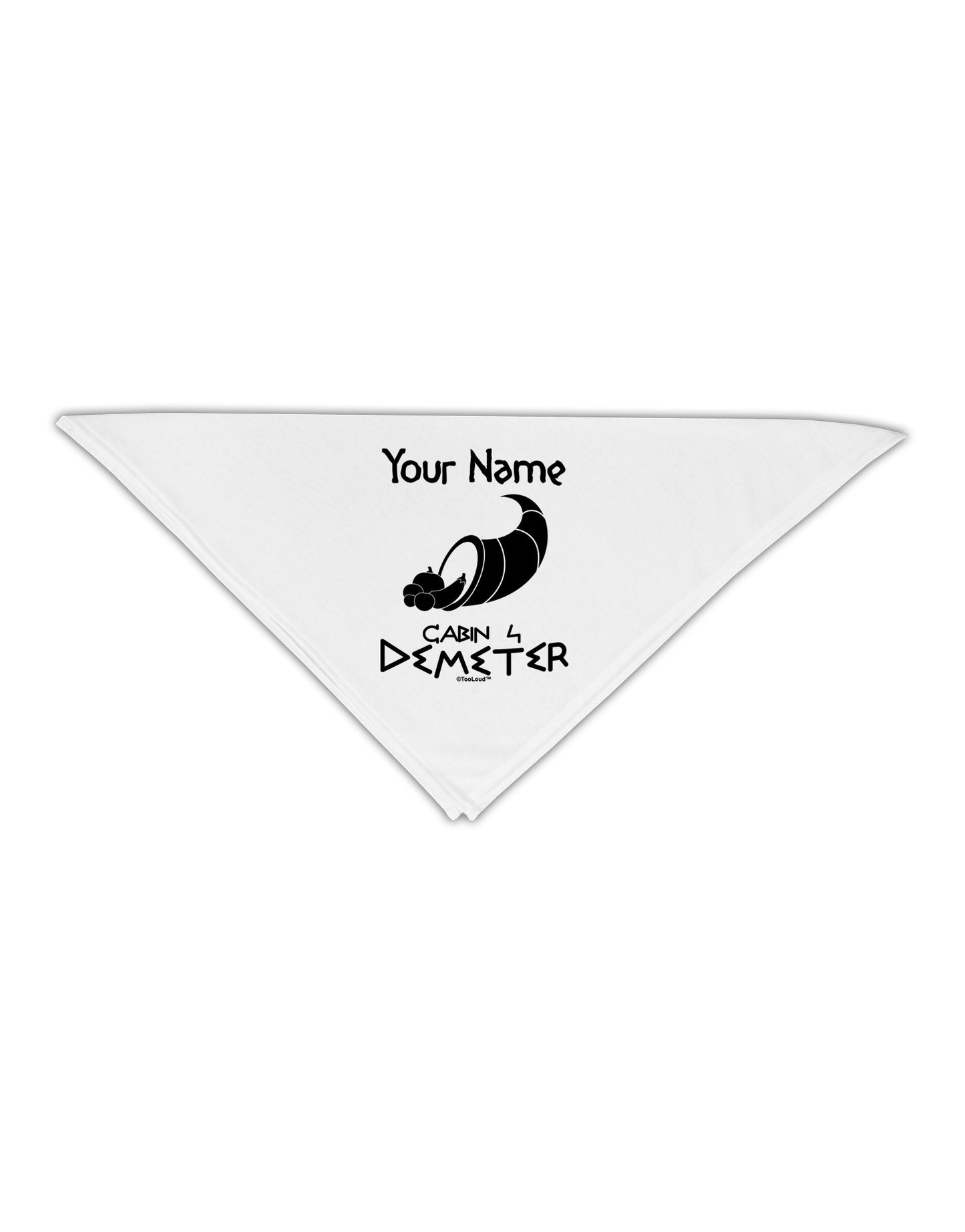 Personalized Cabin 4 Demeter Adult 19" Square Bandana-Square Bandanas-TooLoud-White-One-Size-Adult-Davson Sales