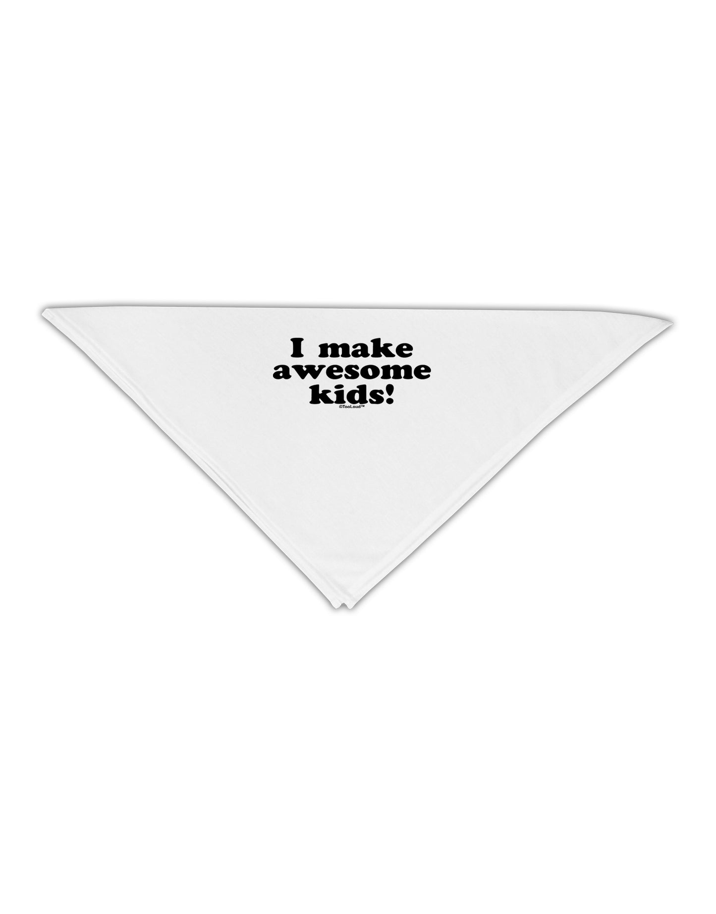 I Make Awesome Kids Adult 19" Square Bandana by TooLoud-Square Bandanas-TooLoud-White-One-Size-Adult-Davson Sales