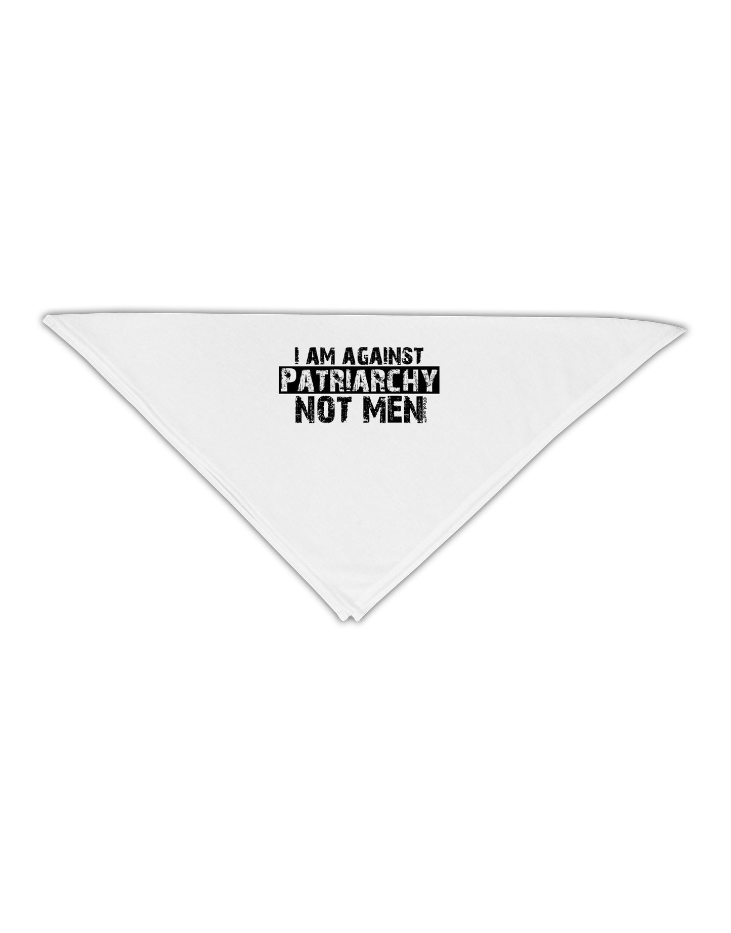 I Am Against Patriarchy Adult 19" Square Bandana-Square Bandanas-TooLoud-White-One-Size-Adult-Davson Sales