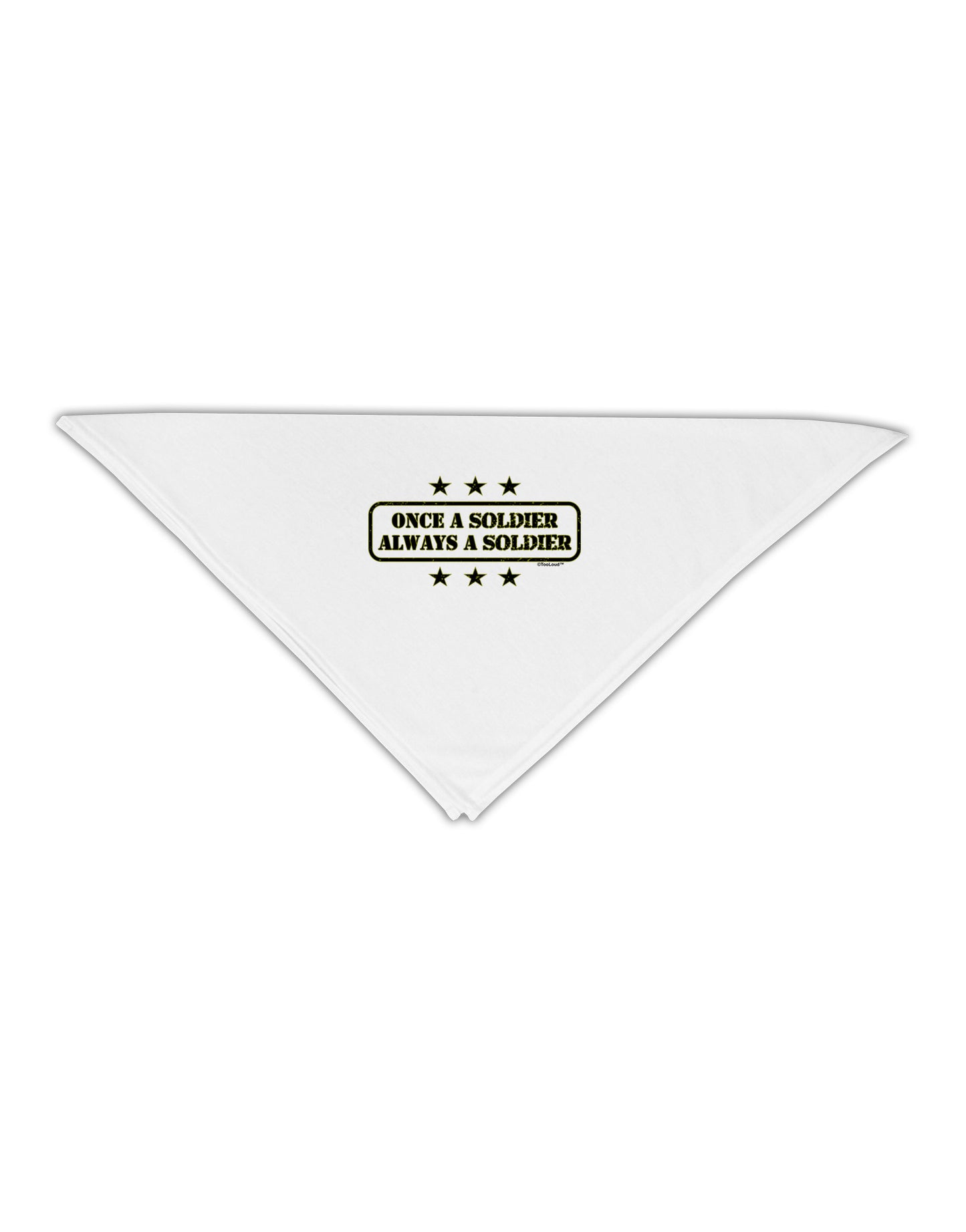 Always A Soldier Adult 19" Square Bandana-Square Bandanas-TooLoud-White-One-Size-Adult-Davson Sales