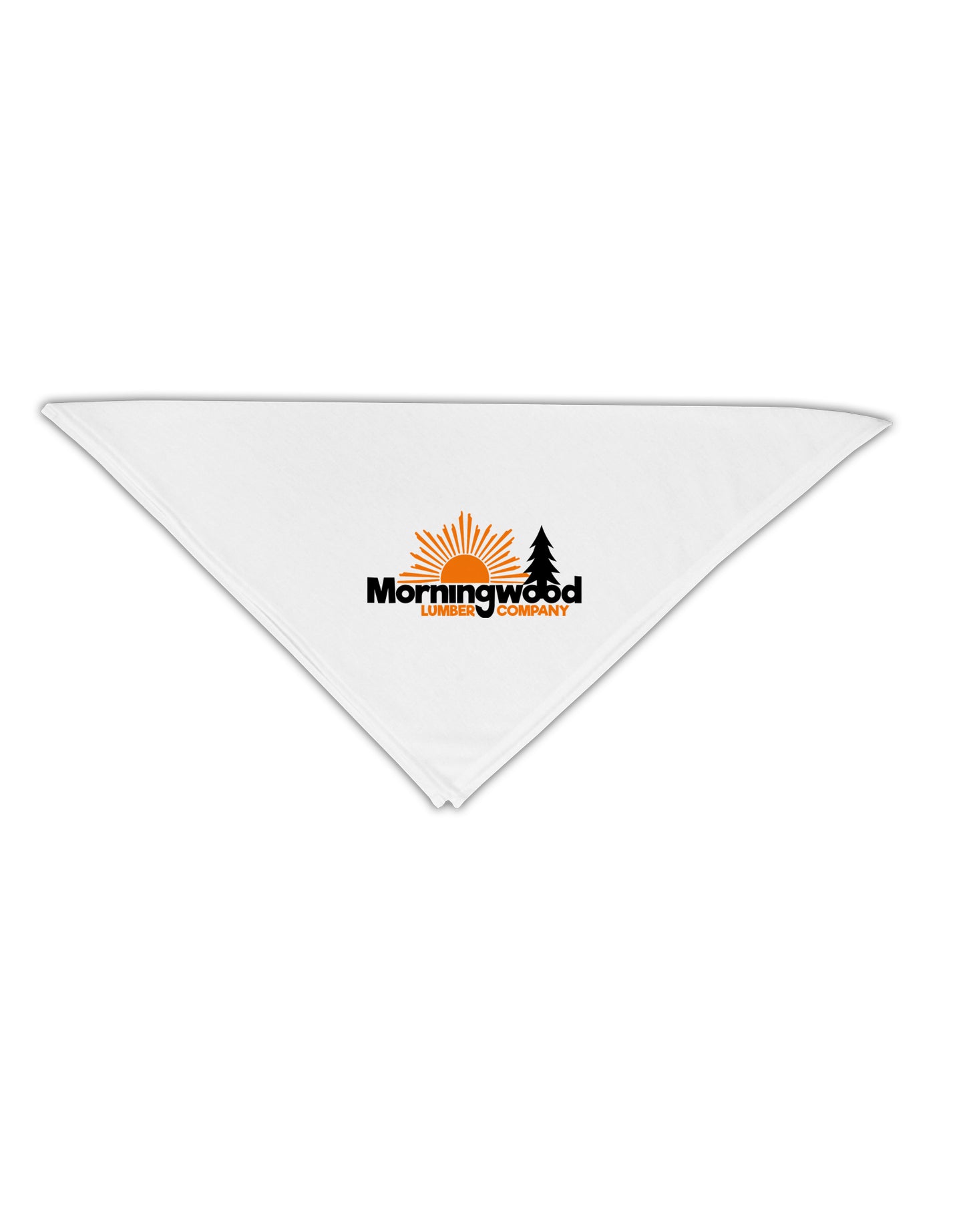 Morningwood Company Funny Adult 19" Square Bandana by TooLoud-Square Bandanas-TooLoud-White-One-Size-Adult-Davson Sales