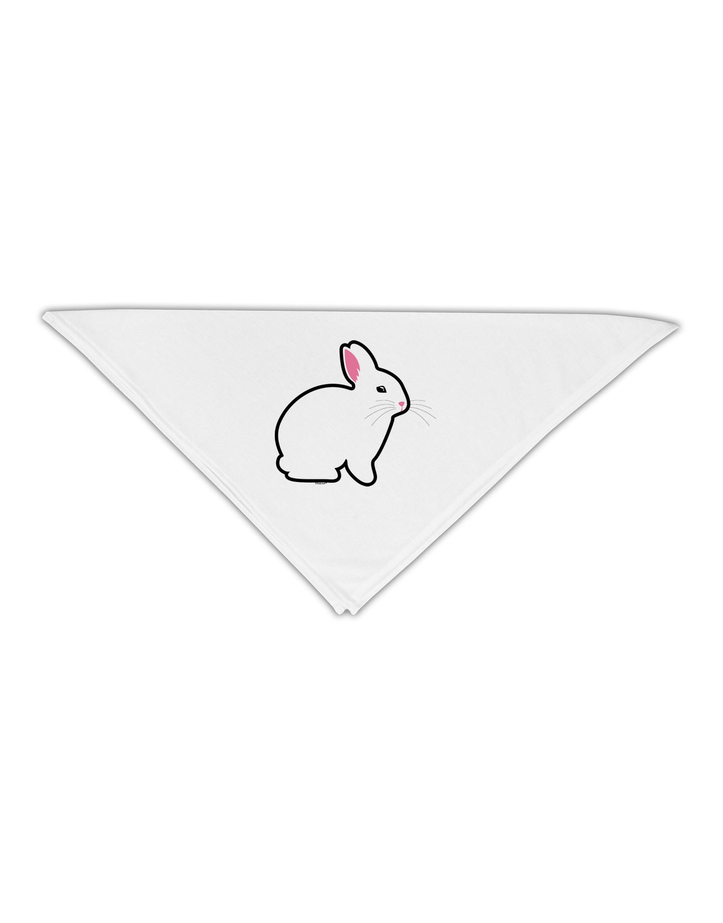Cute Bunny Rabbit Easter Adult 19" Square Bandana-Square Bandanas-TooLoud-White-One-Size-Adult-Davson Sales