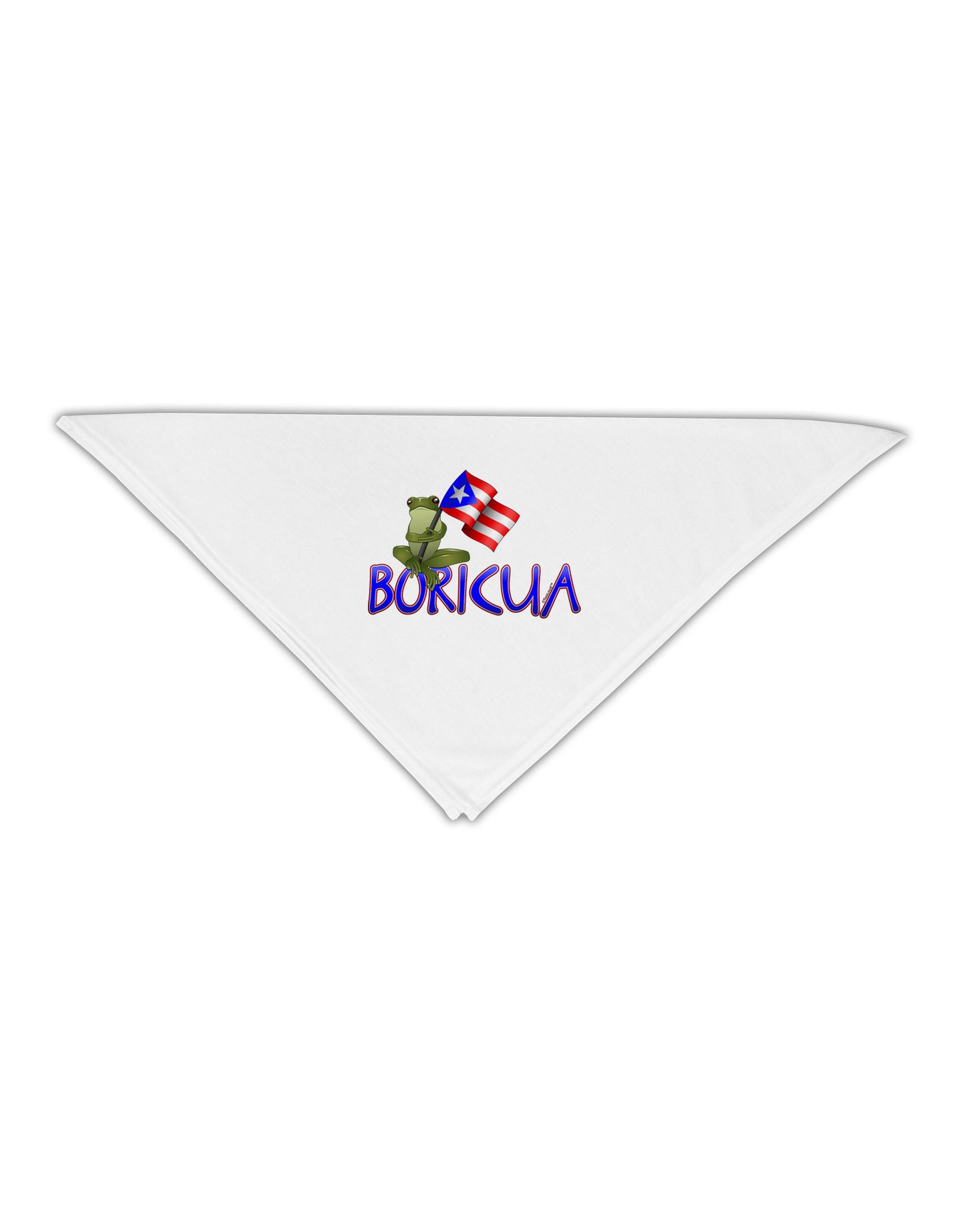 Coqui Boricua Adult 19" Square Bandana-Square Bandanas-TooLoud-White-One-Size-Adult-Davson Sales