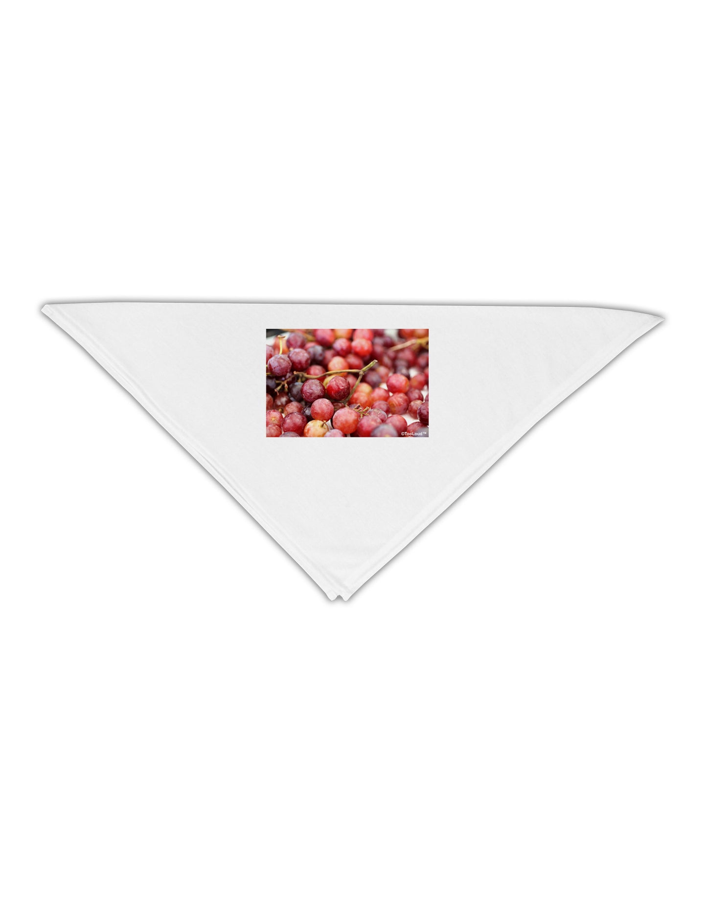 Buy Local - Grapes Adult 19" Square Bandana-Square Bandanas-TooLoud-White-One-Size-Adult-Davson Sales