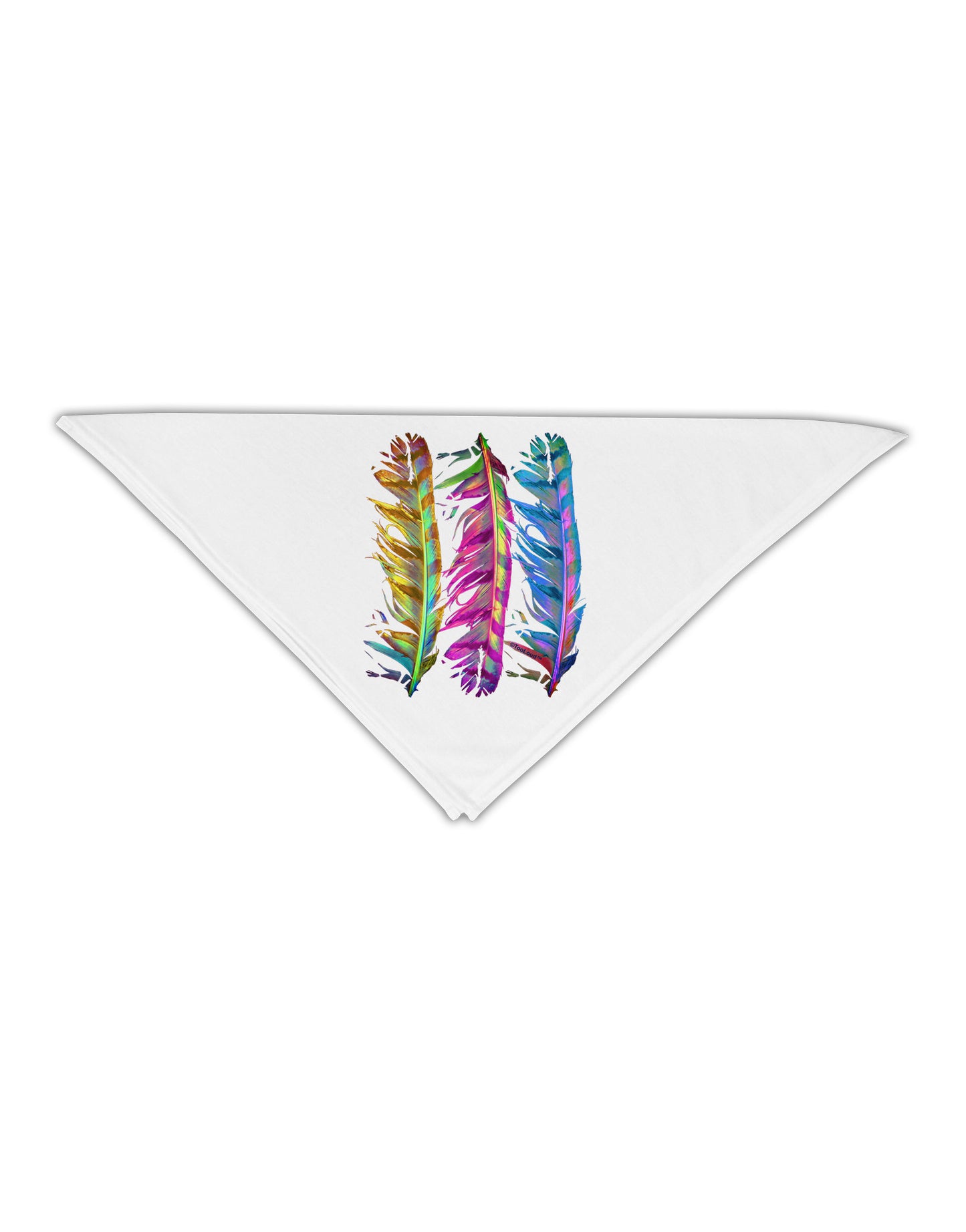 Magic Feathers Adult 19" Square Bandana-Square Bandanas-TooLoud-White-One-Size-Adult-Davson Sales